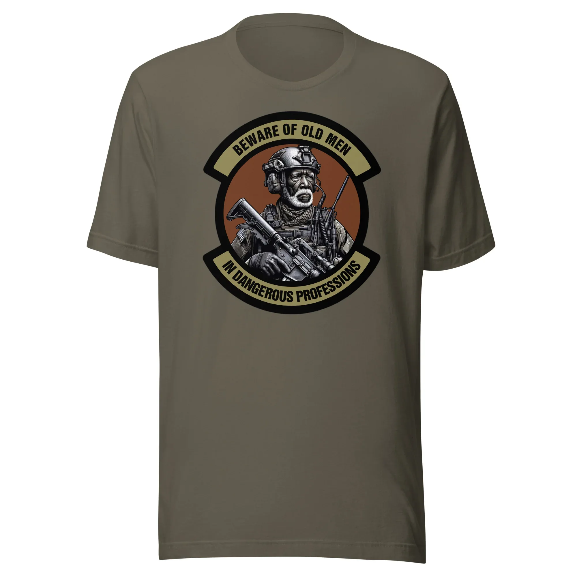African American version of Beware of Old Men - In Dangerous Professions - Unisex t-shirt - Image 2