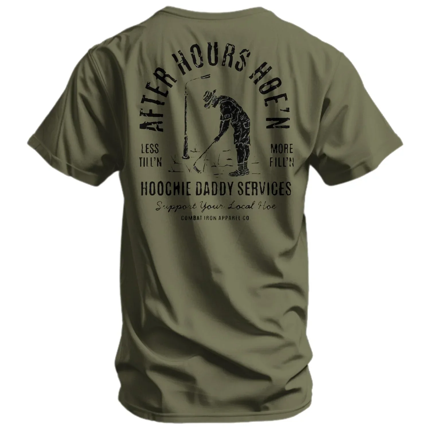 After Hours Hoe'n Hoochie Daddy Services Men's T-Shirt - Combat Iron Apparel Co. - Image 8