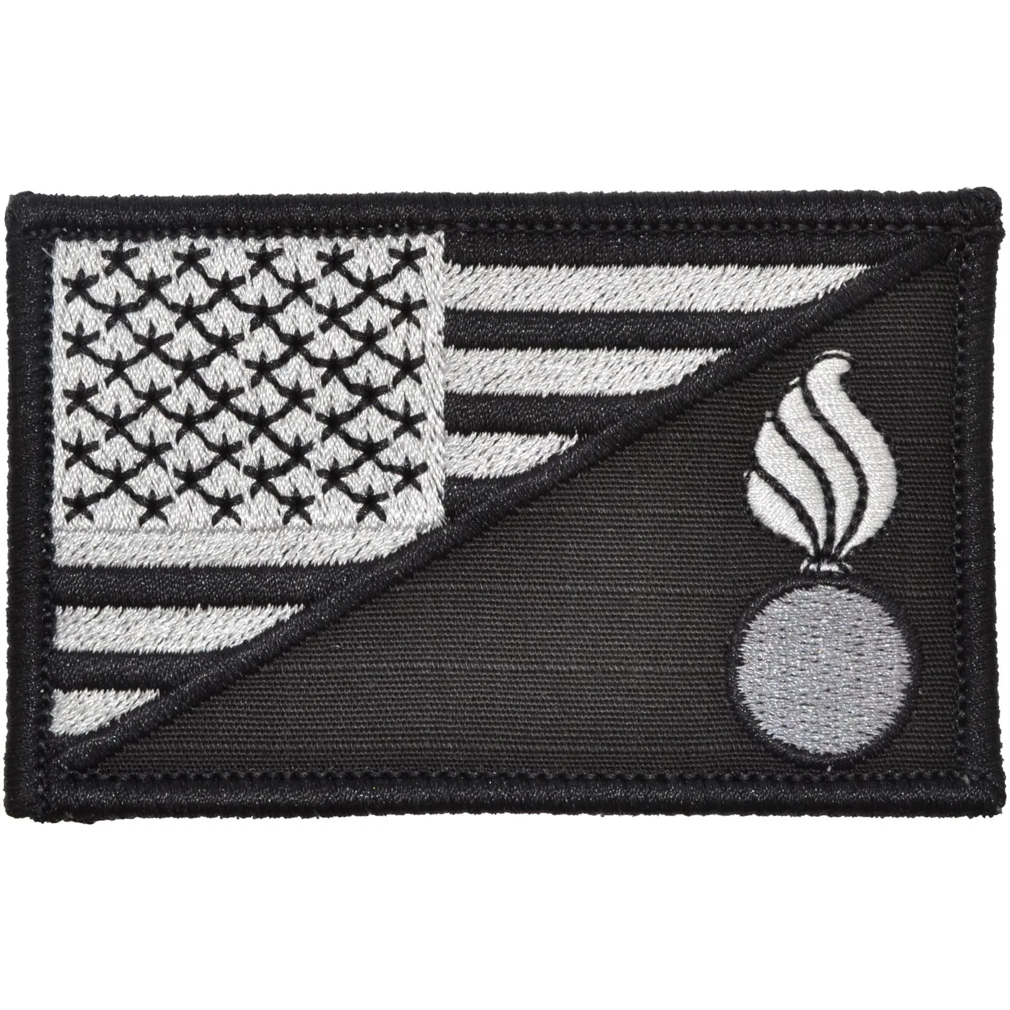 Army Ordnance Corps USA Flag - 2.25x3.5 Patch - Image 2