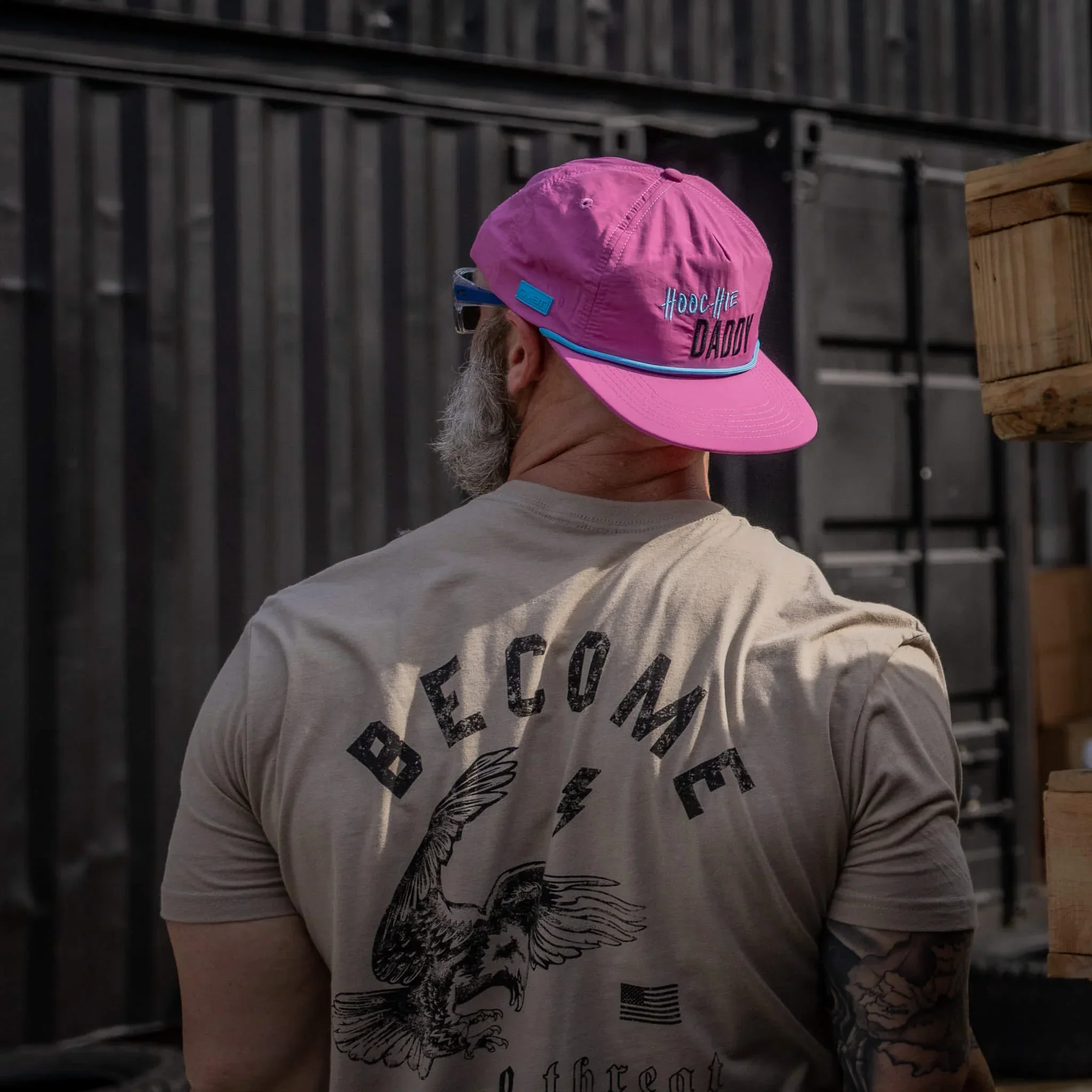 Become A Threat To The Darkness Men's T-Shirt - Combat Iron Apparel Co. - Image 10