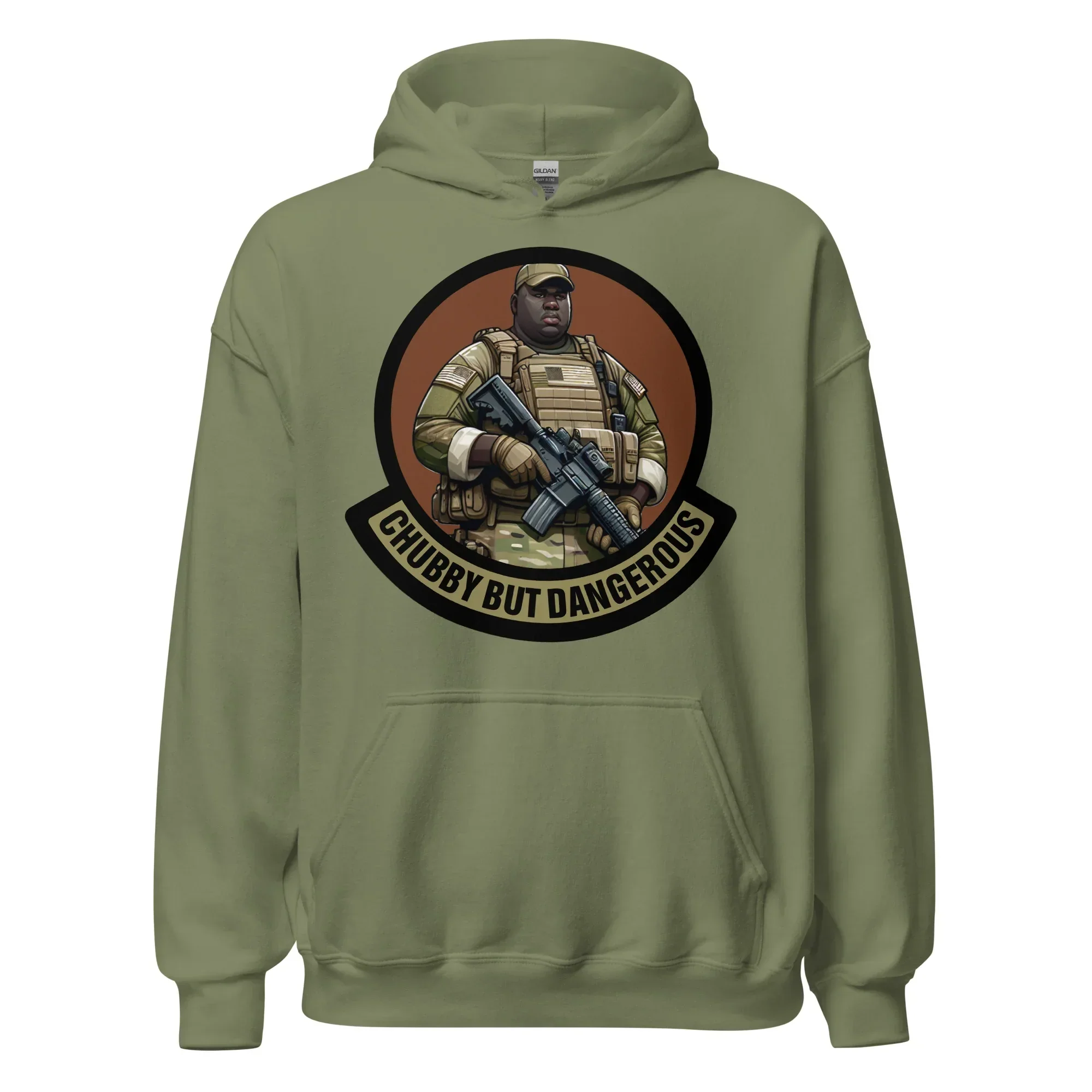 'Big Al' - Chubby But Dangerous - Unisex Hoodie - Image 4