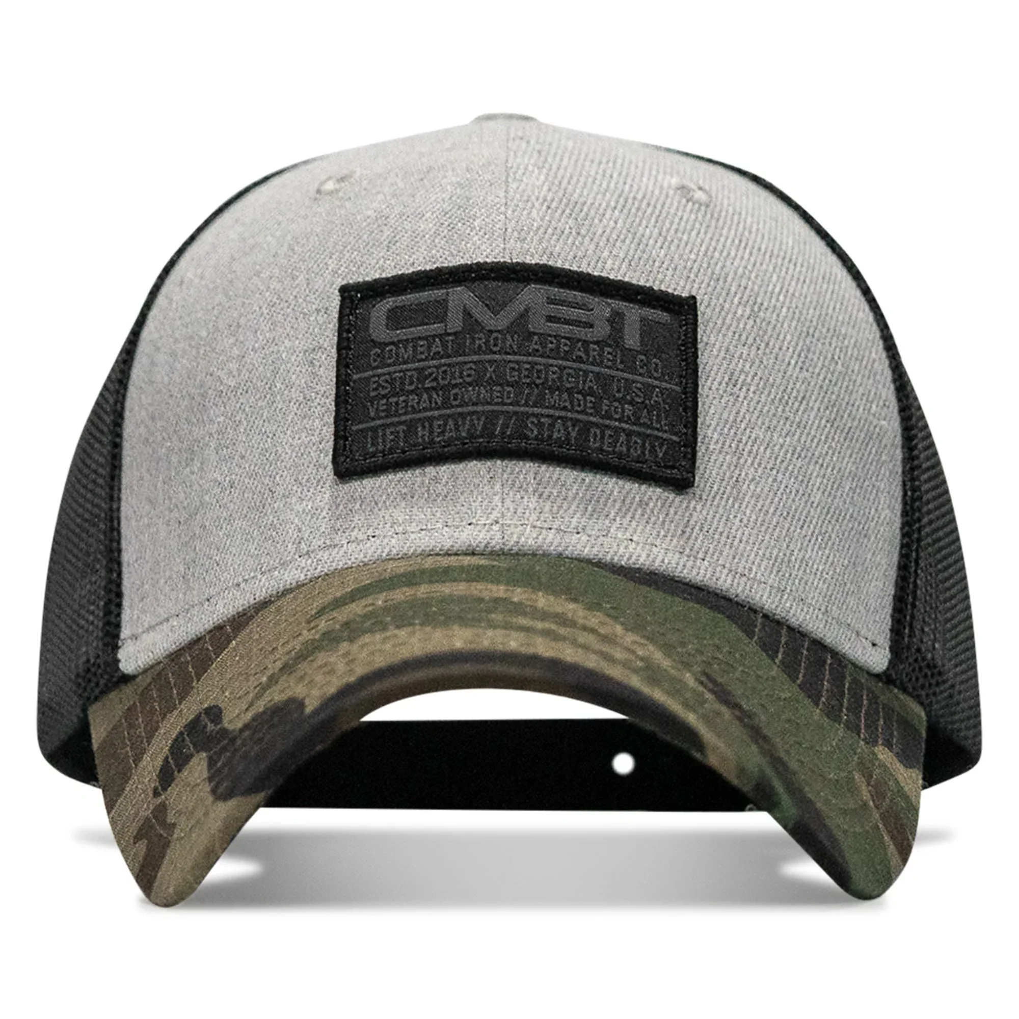 Branded CMBT Subdued Labeled Snapback Hat - Combat Iron Apparel Co. - Image 12