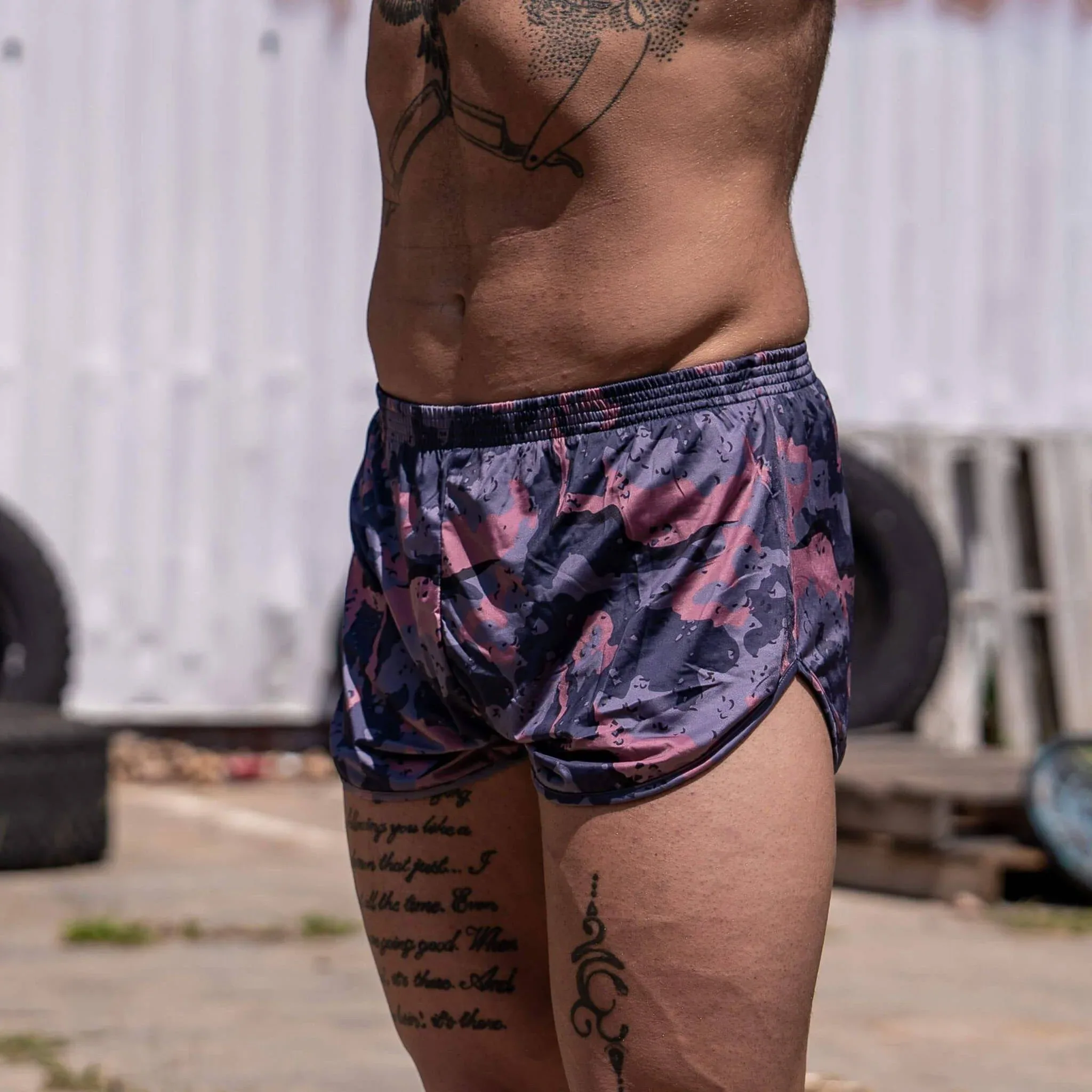 Copenhagen Camo Ranger Panty Silkies Training Shorts | 2.5" - Combat Iron Apparel Co.
