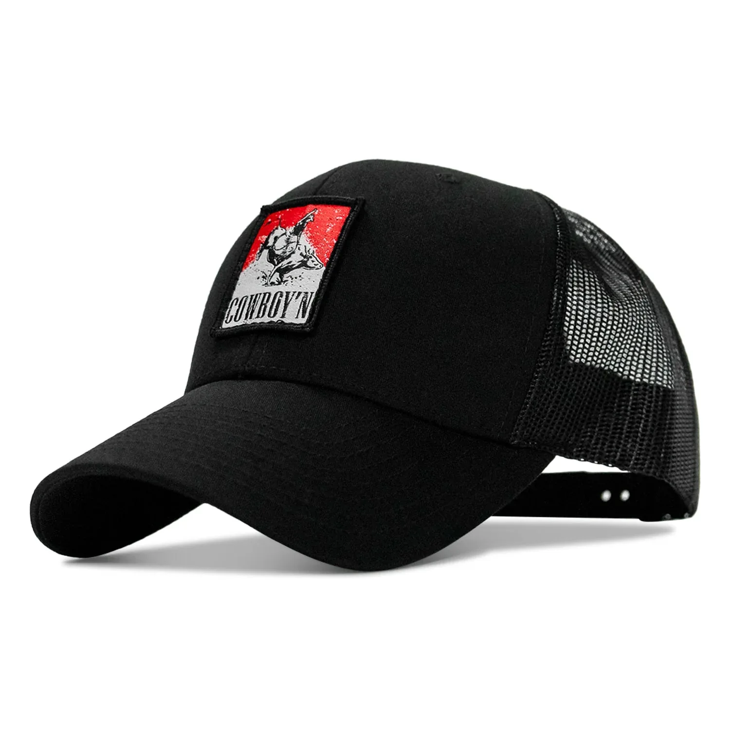 Cowboy'n Knuck If You Buck Patch SnapBack - Combat Iron Apparel Co. - Image 3
