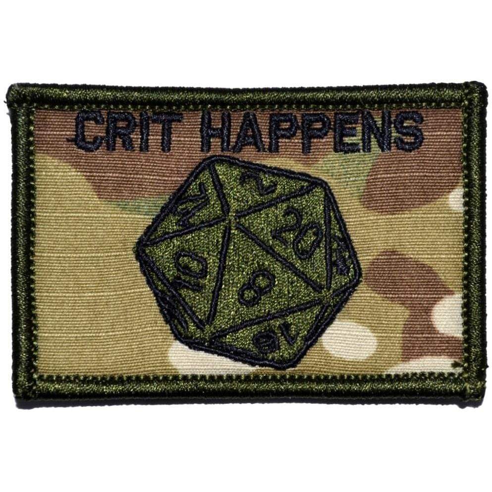 Crit Happens 20 Sided Die - 2x3 Patch - Image 5