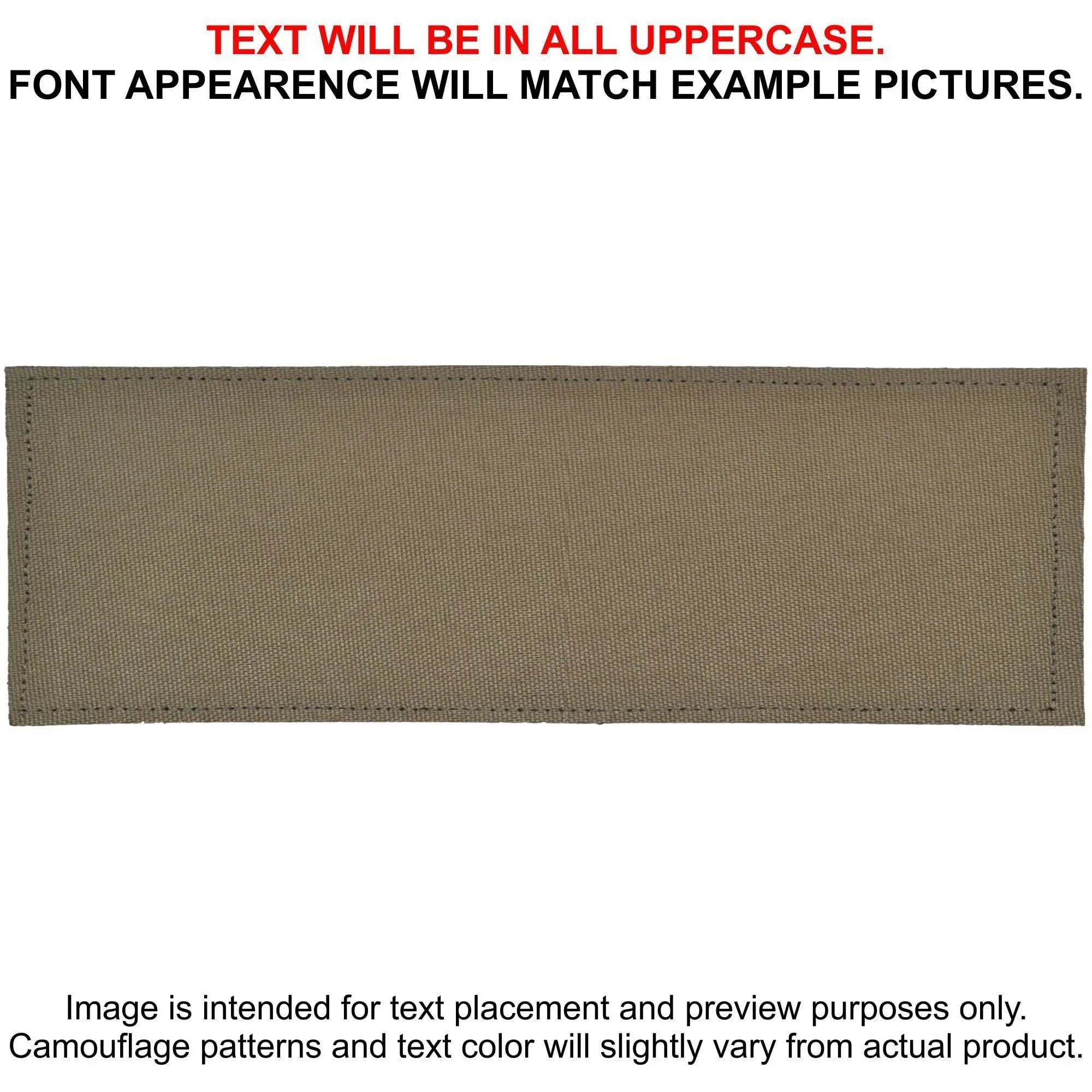 Custom Heat Press Vinyl - 2x6 CORDURA® Patch - Image 4