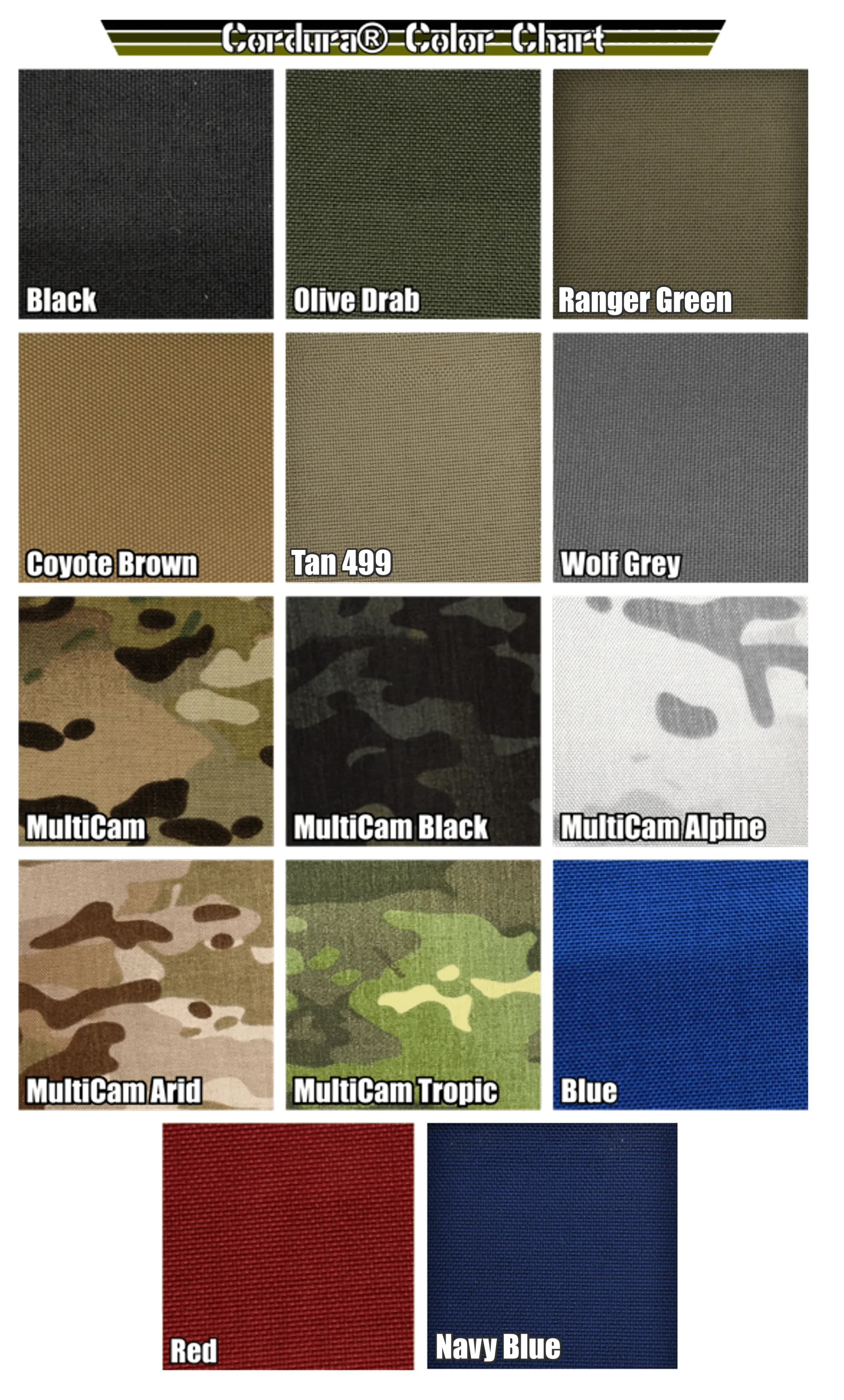 Custom Text Laser Cut - 3x9 CORDURA® Patch - Image 3