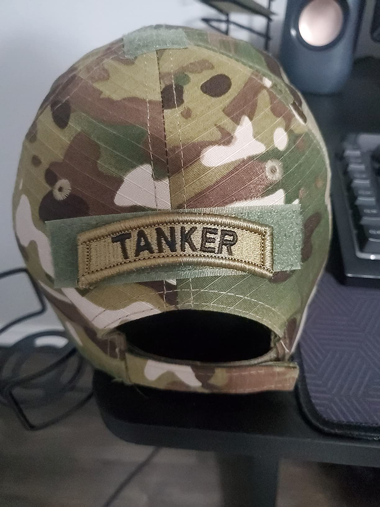 Custom Text Patch Fully Embroidered OCP/Black - Tab - Image 3