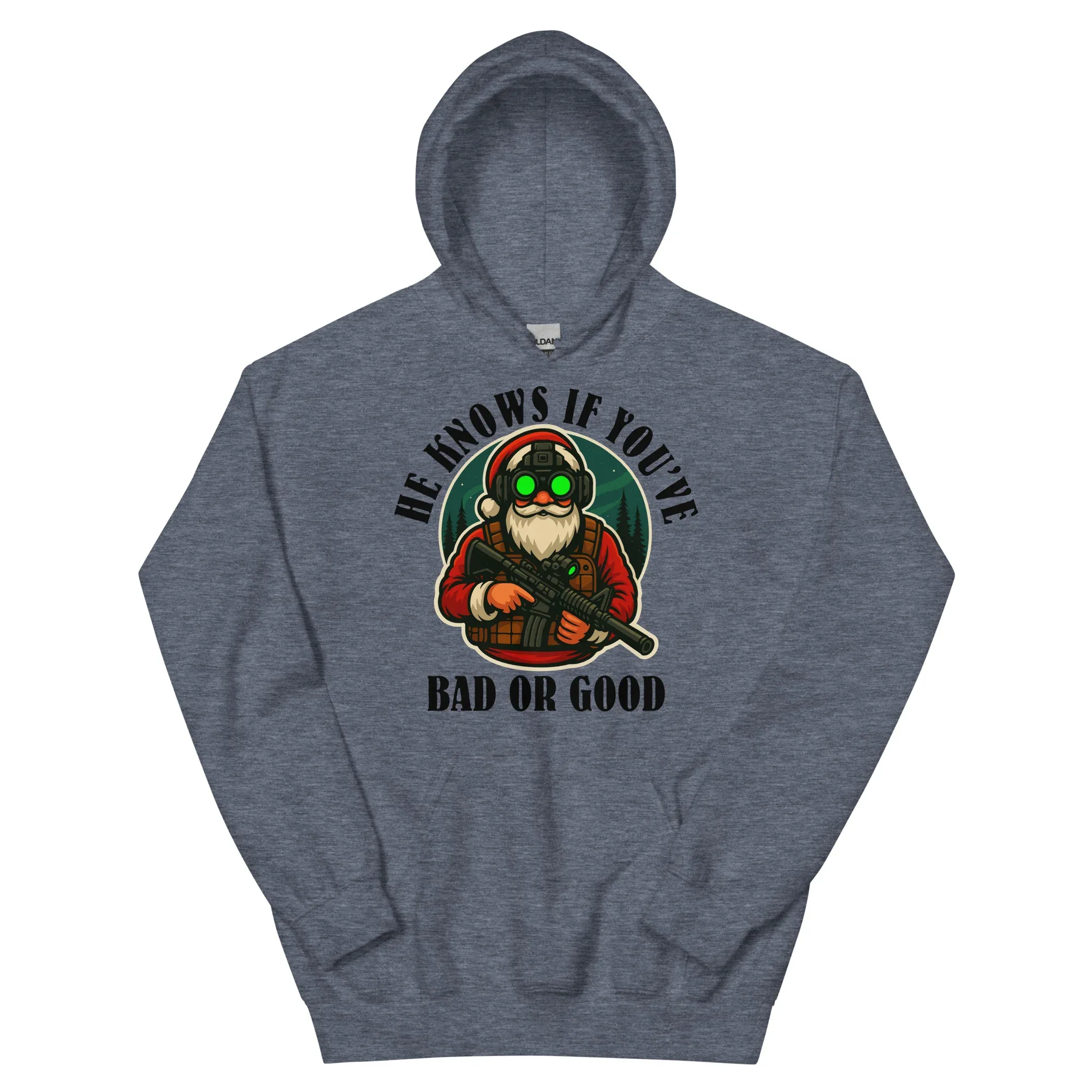 December 2025 POTM - He Knows If You've Been Bad Or Good - Unisex Hoodie - Image 4