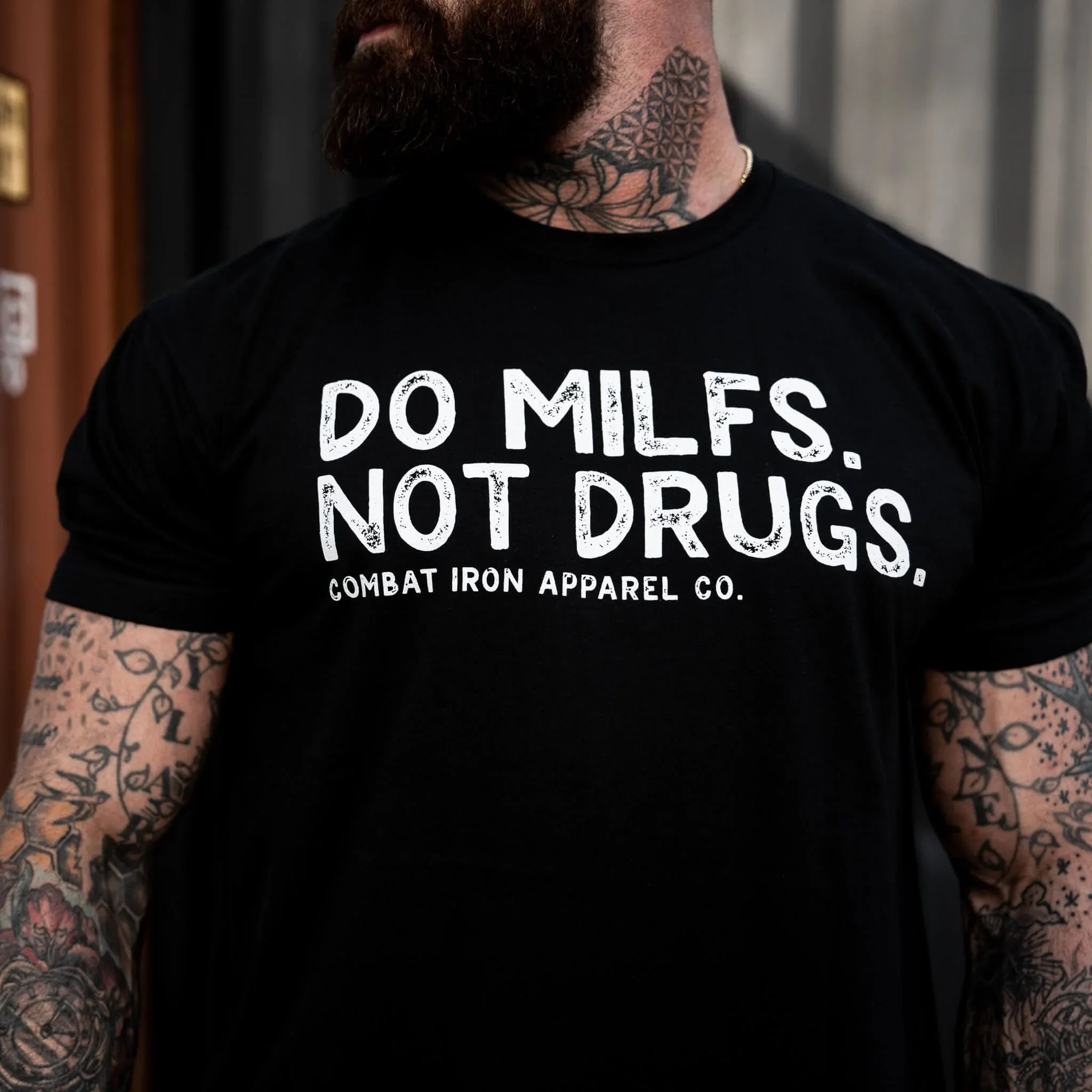 Do Milfs. Not Drugs. Men's T-Shirt - Combat Iron Apparel Co. - Image 19