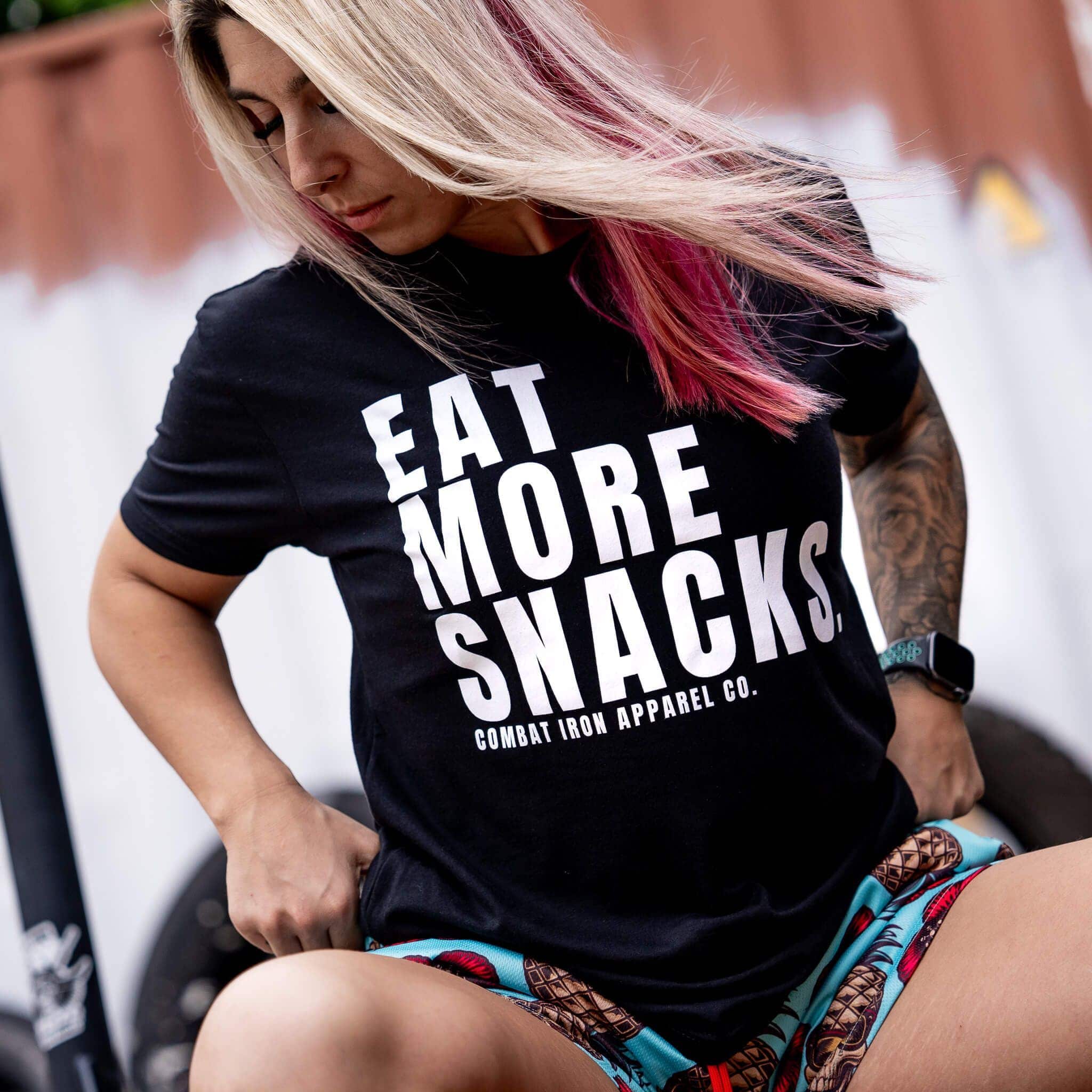 Eat More Snacks Men's T-Shirt - Combat Iron Apparel Co. - Image 3