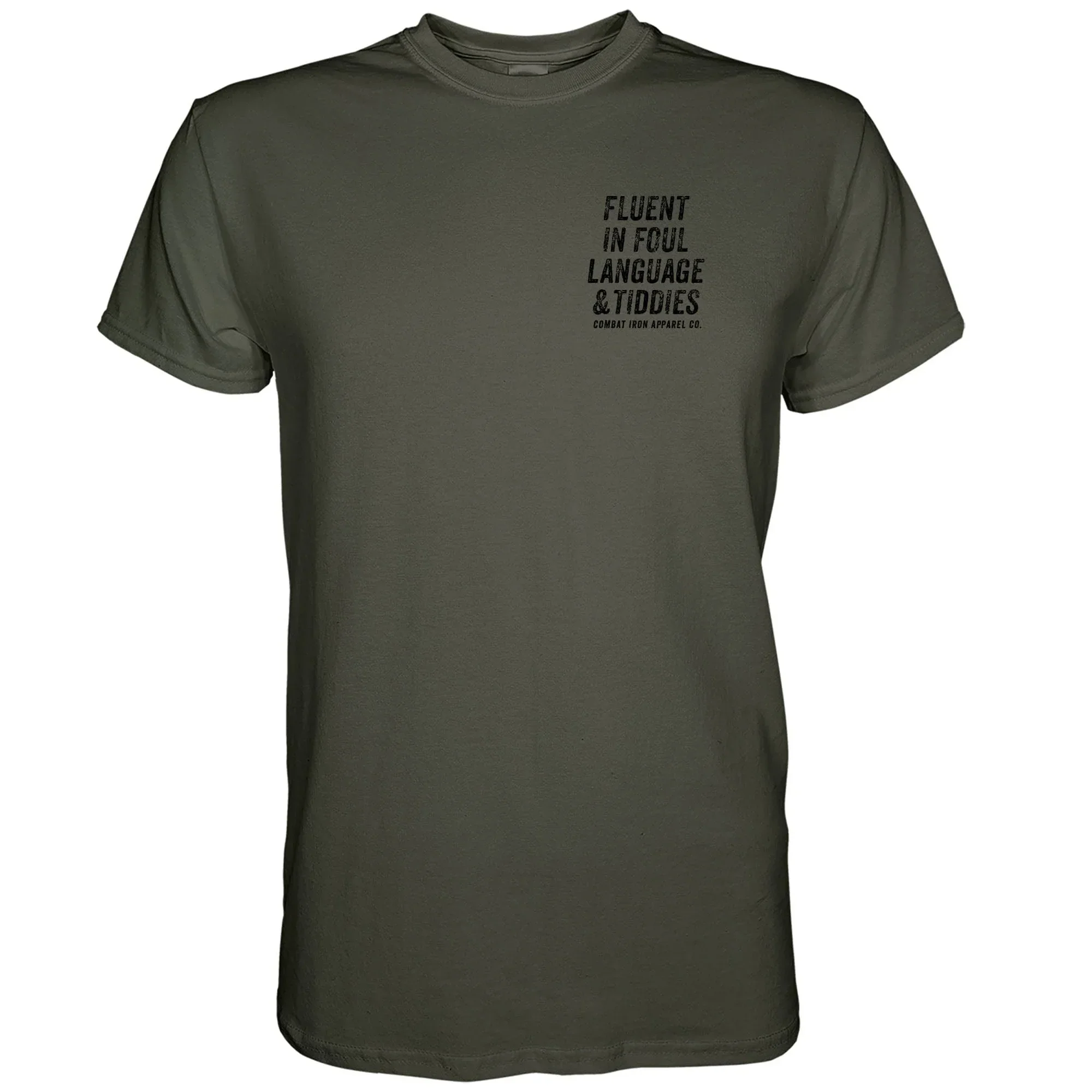 Fluent In Foul Language and Tiddies Men's T-Shirt - Combat Iron Apparel Co. - Image 7