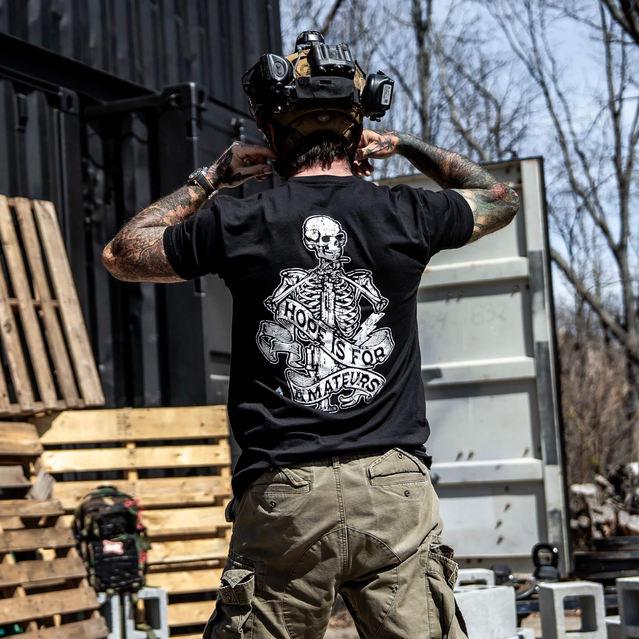 Hope Is For Amateurs Men's T-Shirt - Combat Iron Apparel Co. - Image 4
