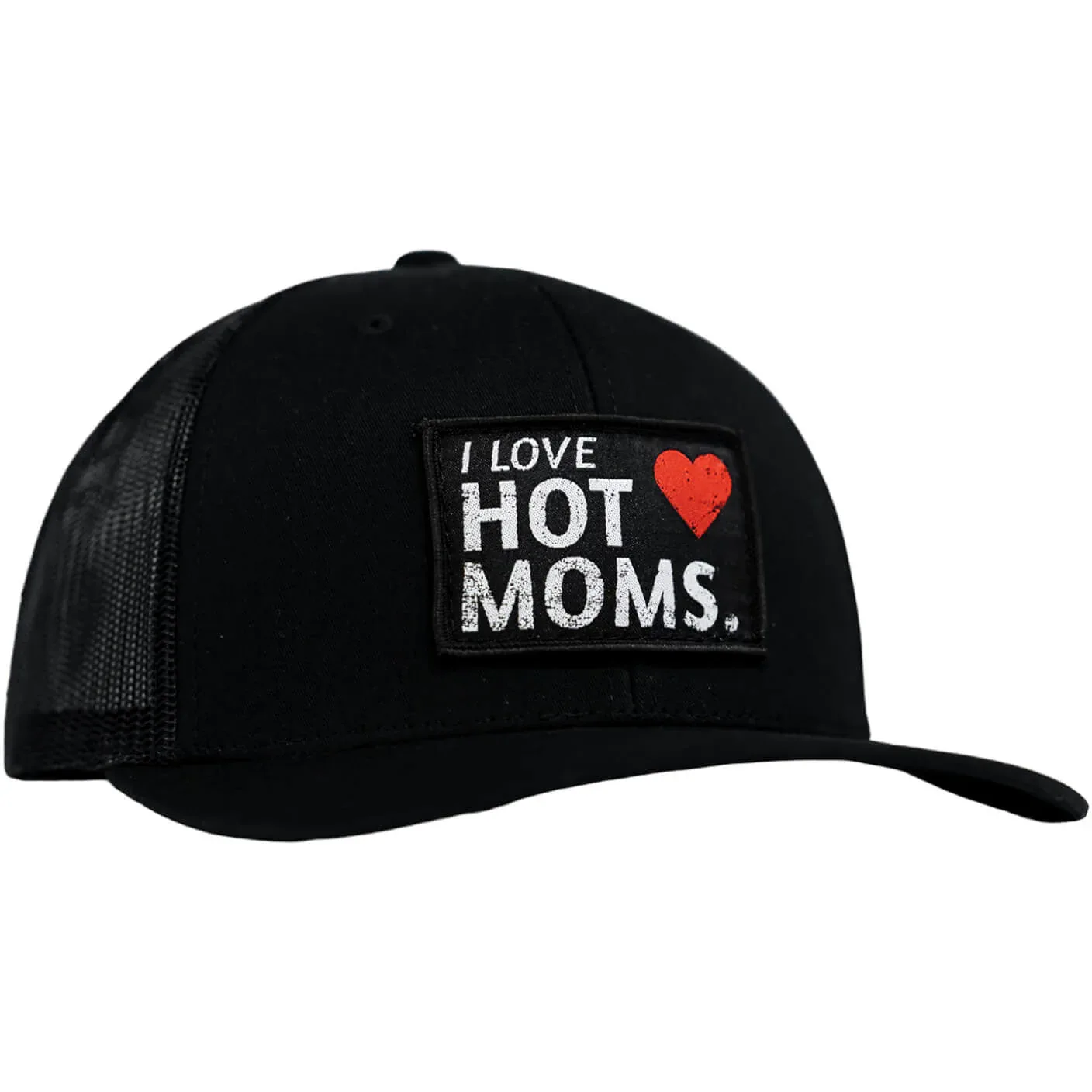 I Love Hot Mom's Patch Snapback Hat - Combat Iron Apparel Co. - Image 4