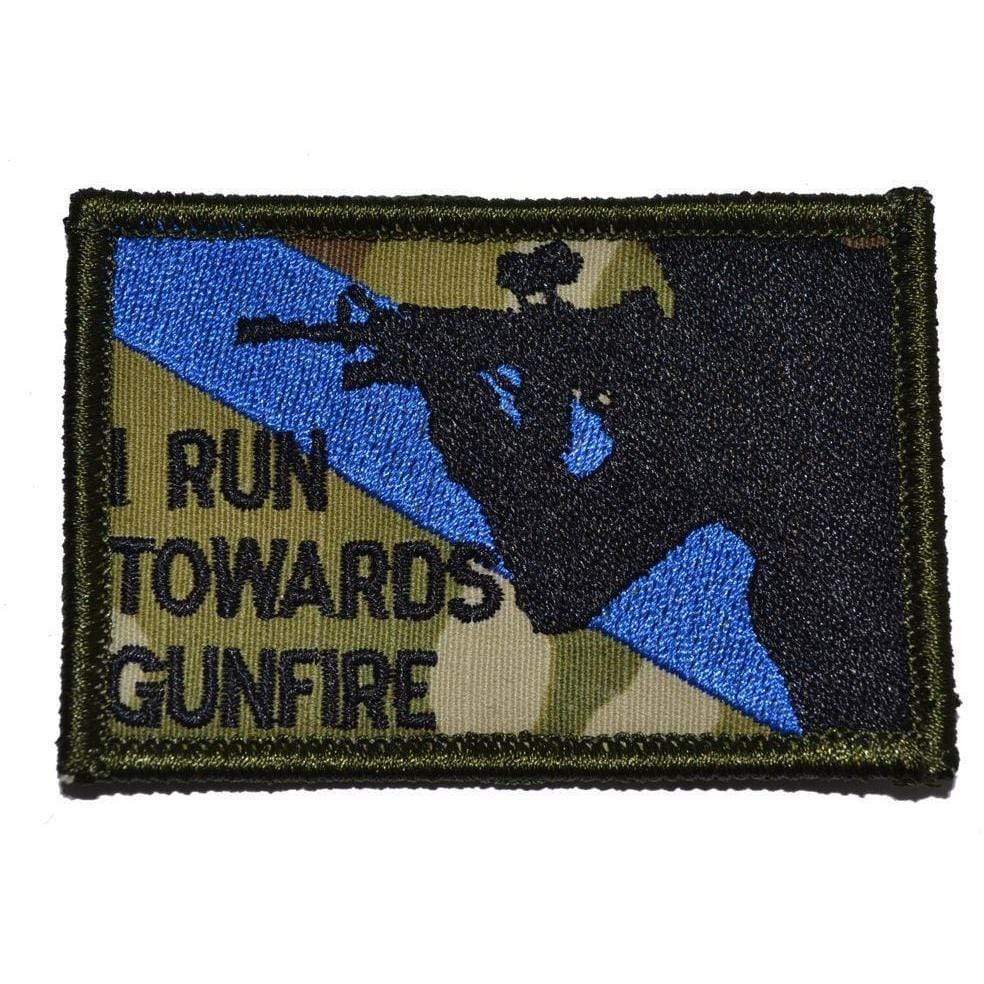 I Run Towards Gunfire - 2x3 Patch - Image 5
