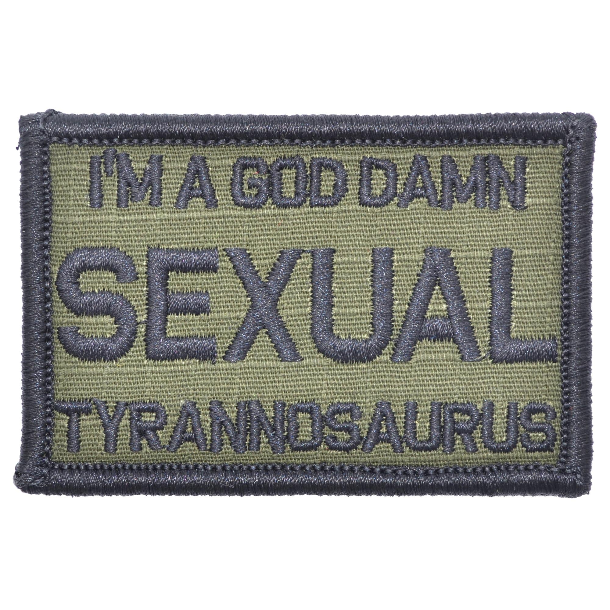 I'm a God Damn Sexual Tyrannosaurus - 2x3 Patch - Image 5