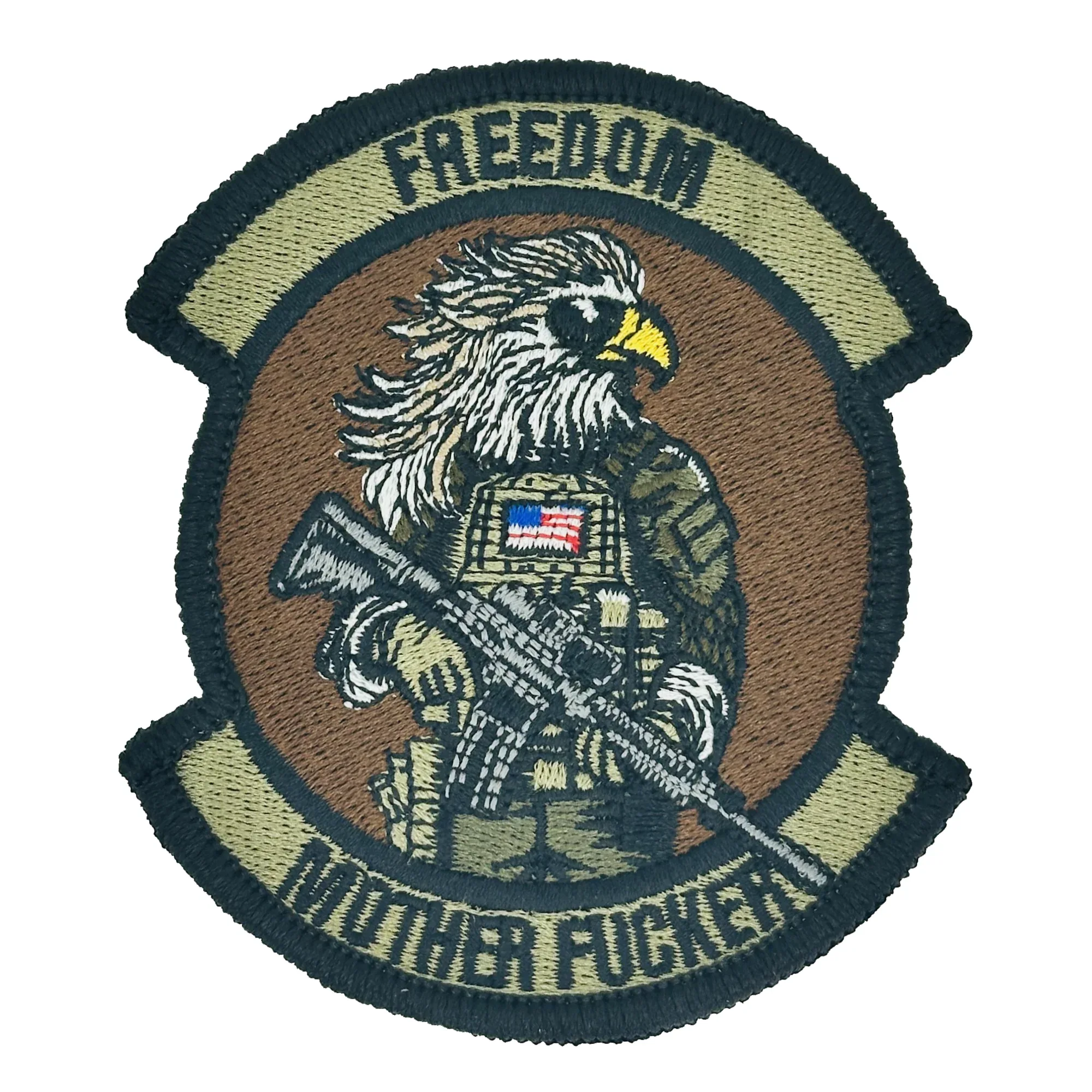 July 2024 POTM - 'Freedom Eagle' - OCP Tactical "Freedom - Mother Fucker" 4" Patch - Image 2
