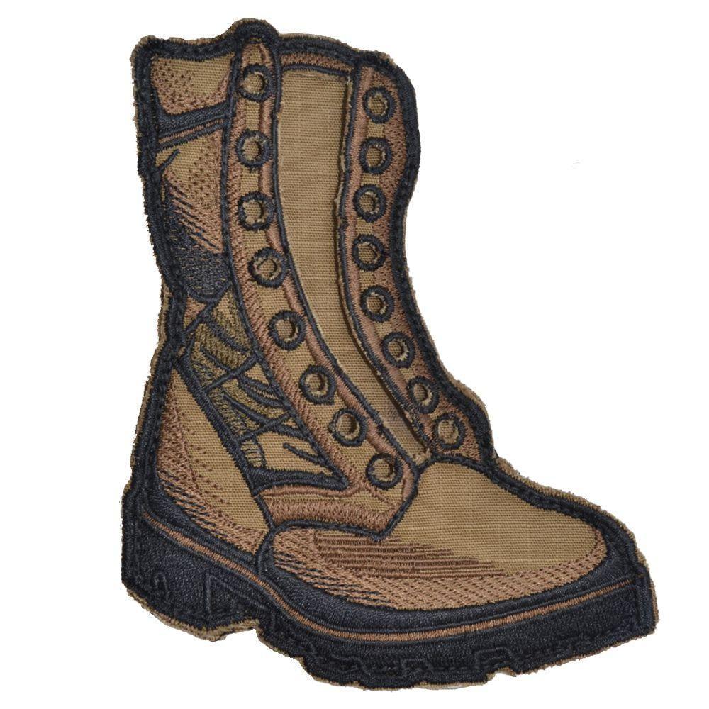 Lace Up Combat Boot - 5" Embroidered Patch - Image 2