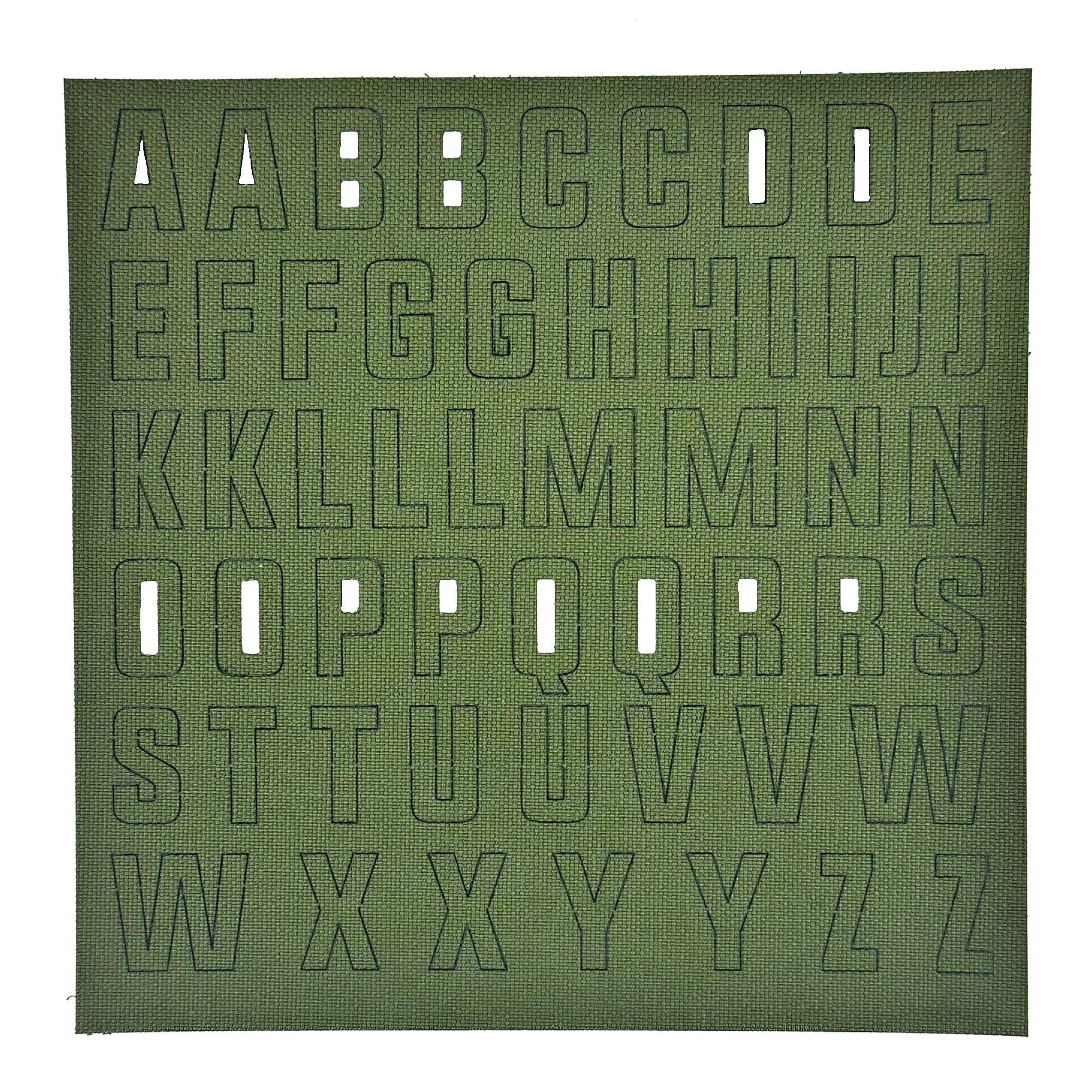 Alphabet Letters Patch Pack - CORDURA - Image 9