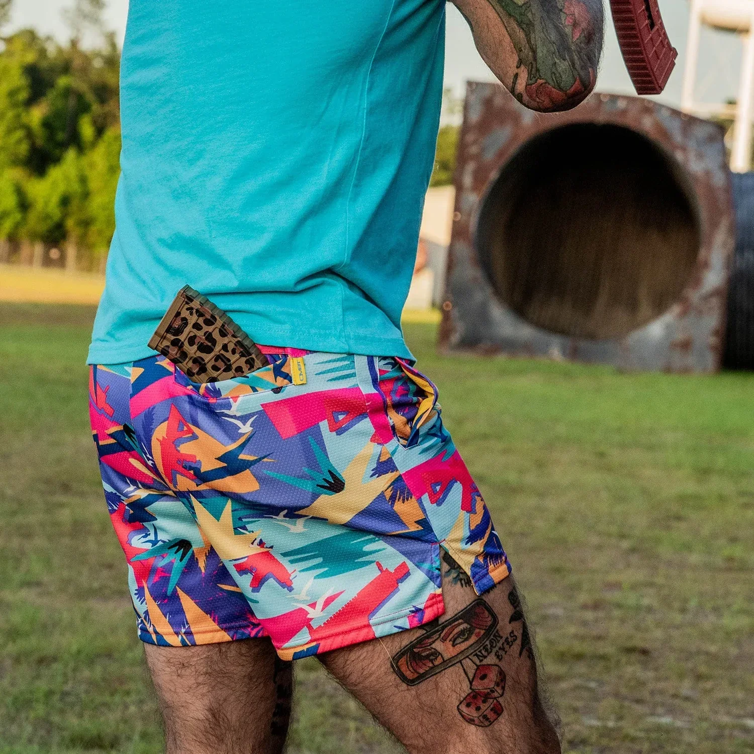 Men's Mesh Hoochie Daddy Shorts | 5" - Combat Iron Apparel Co. - Image 32