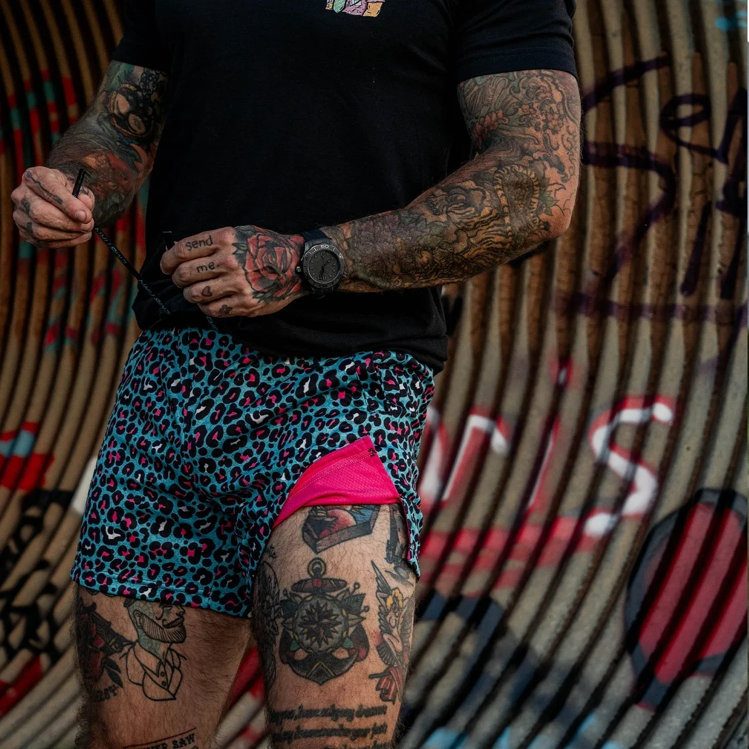 Men's Mesh Hoochie Daddy Shorts | 5" - Combat Iron Apparel Co. - Image 46