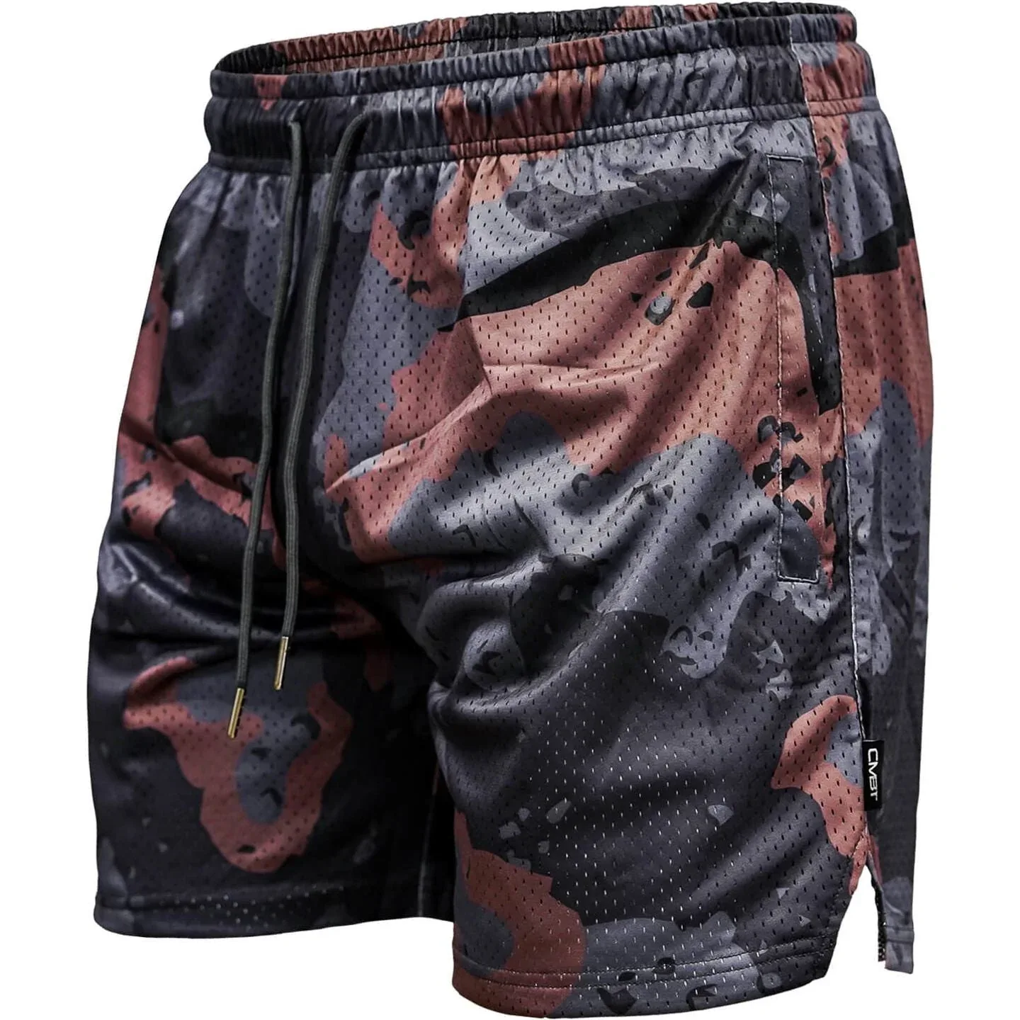 Men's Original Mesh Lifestyle Shorts | 5" - Combat Iron Apparel Co. - Image 100