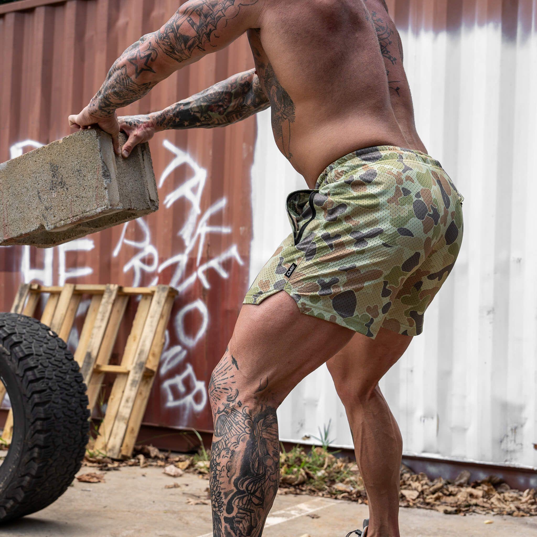 Men's Original Mesh Lifestyle Shorts | 5" - Combat Iron Apparel Co. - Image 126