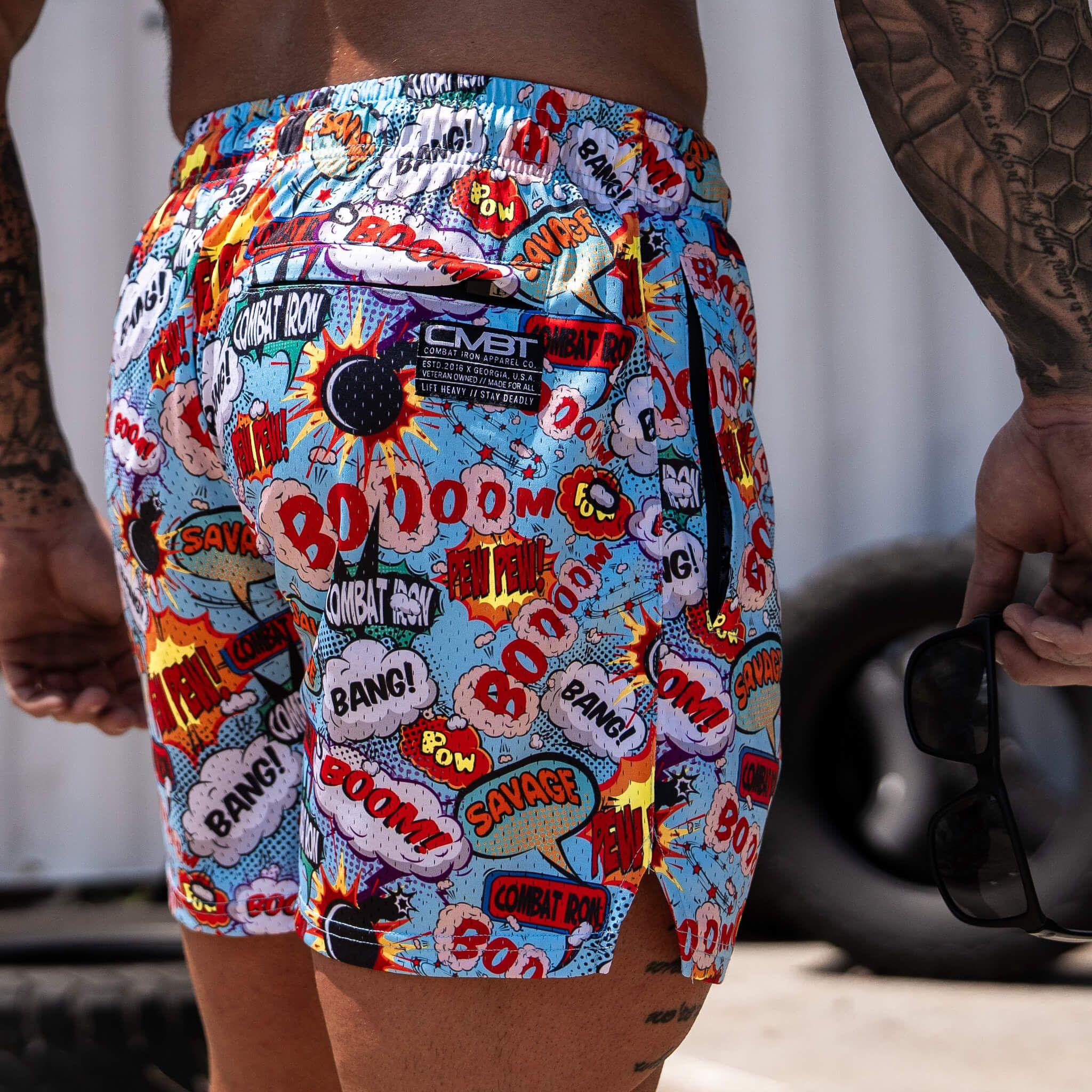 Men's Original Mesh Lifestyle Shorts | 5" - Combat Iron Apparel Co. - Image 151