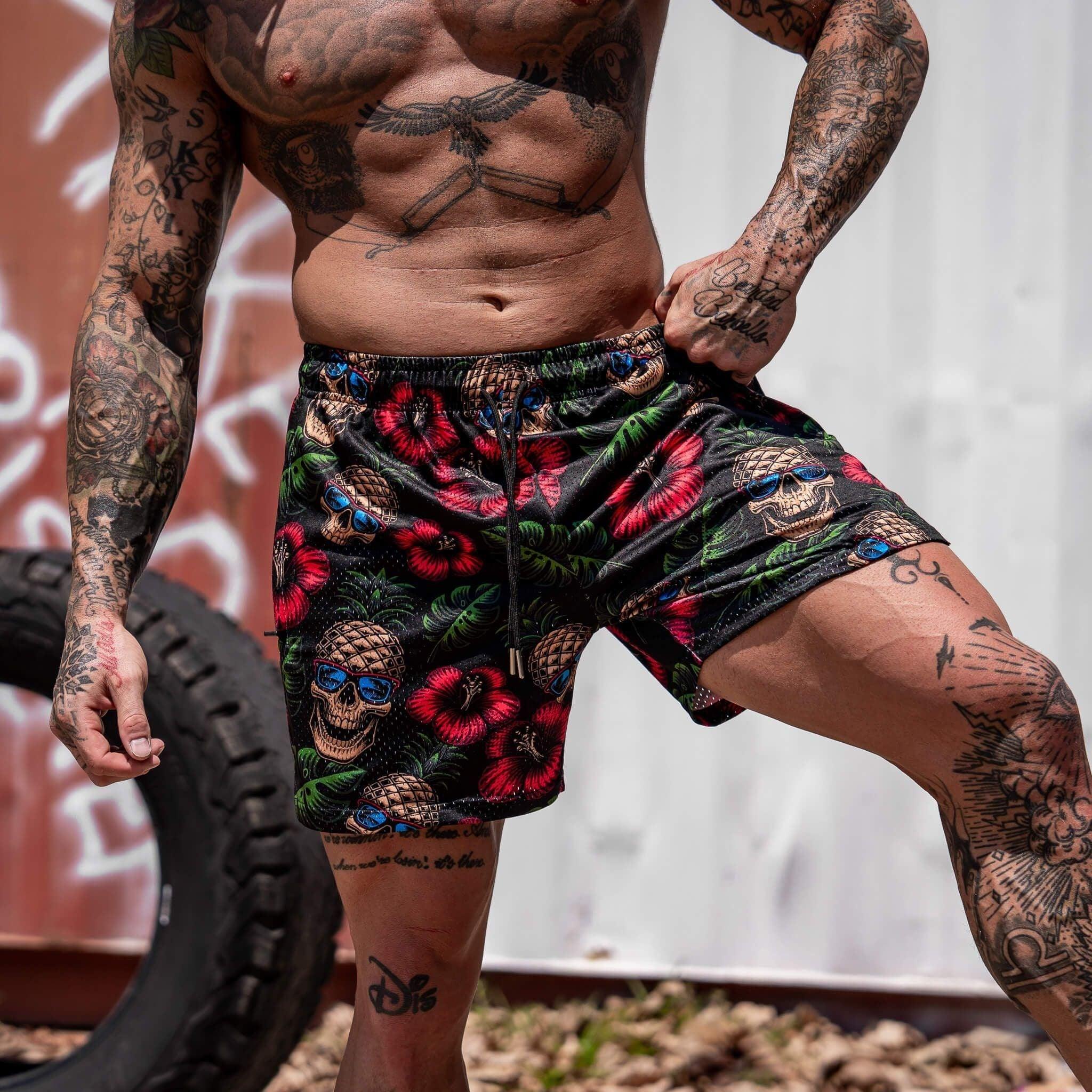 Men's Original Mesh Lifestyle Shorts | 5" - Combat Iron Apparel Co. - Image 171