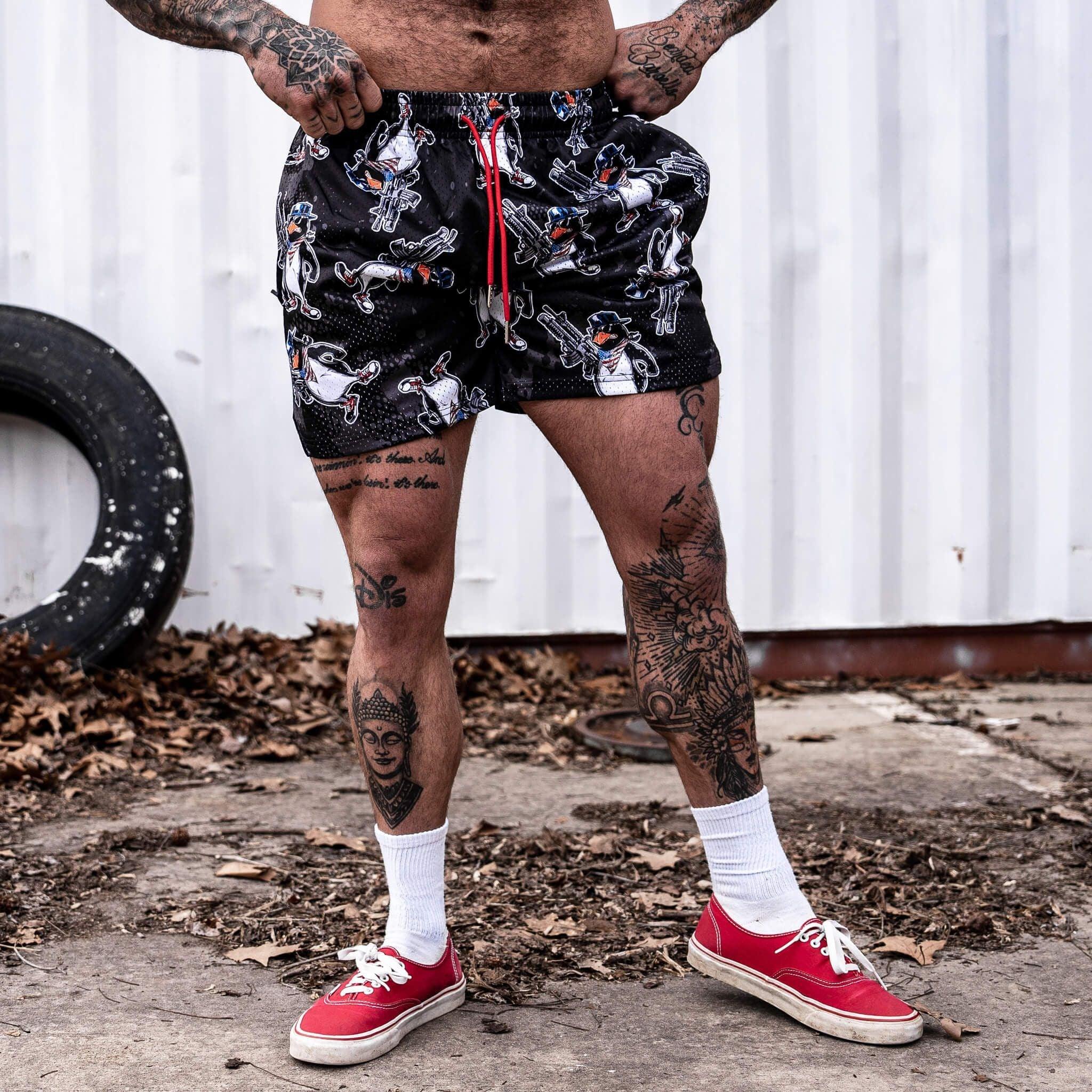 Men's Original Mesh Lifestyle Shorts | 5" - Combat Iron Apparel Co. - Image 84