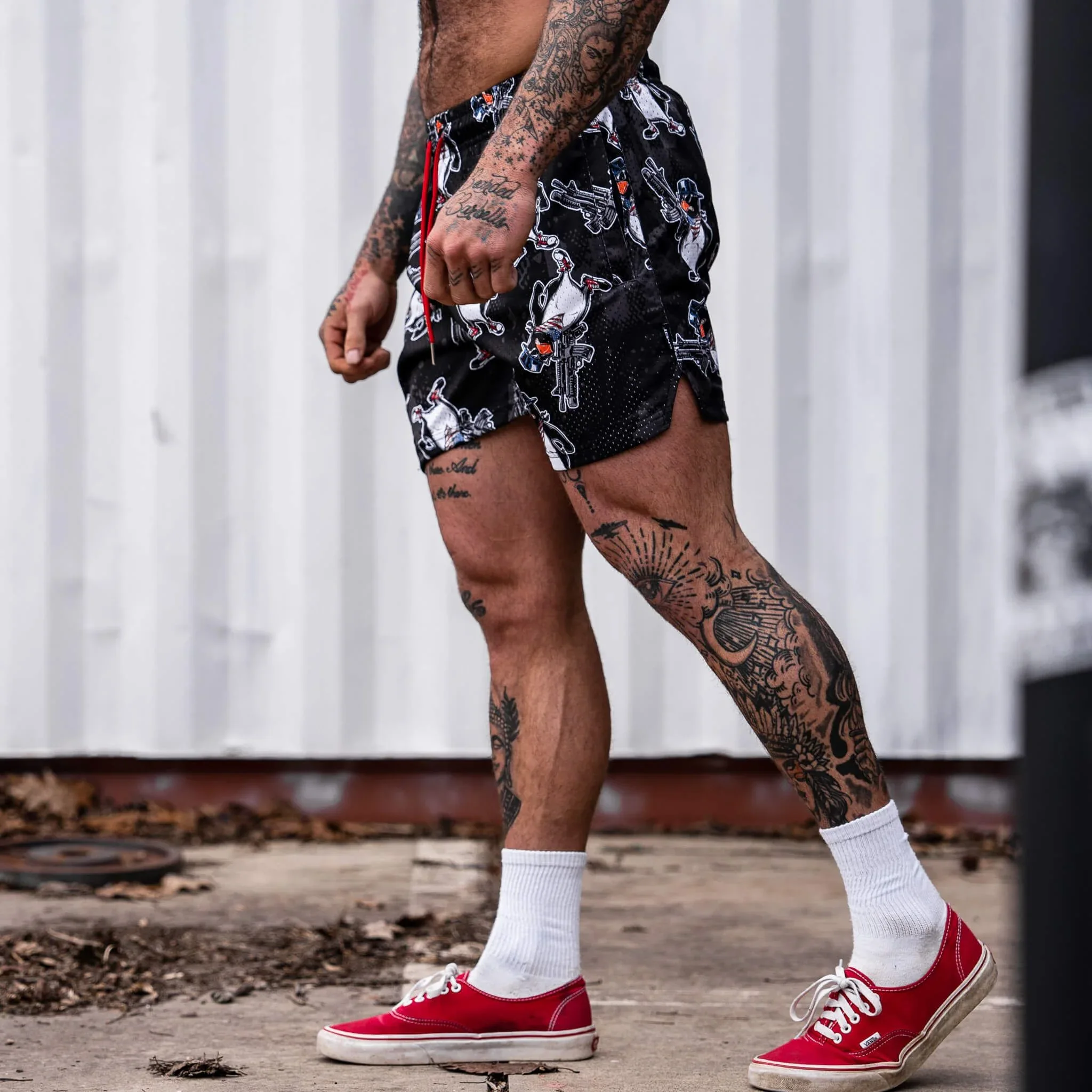 Men's Original Mesh Lifestyle Shorts | 5" - Combat Iron Apparel Co. - Image 86