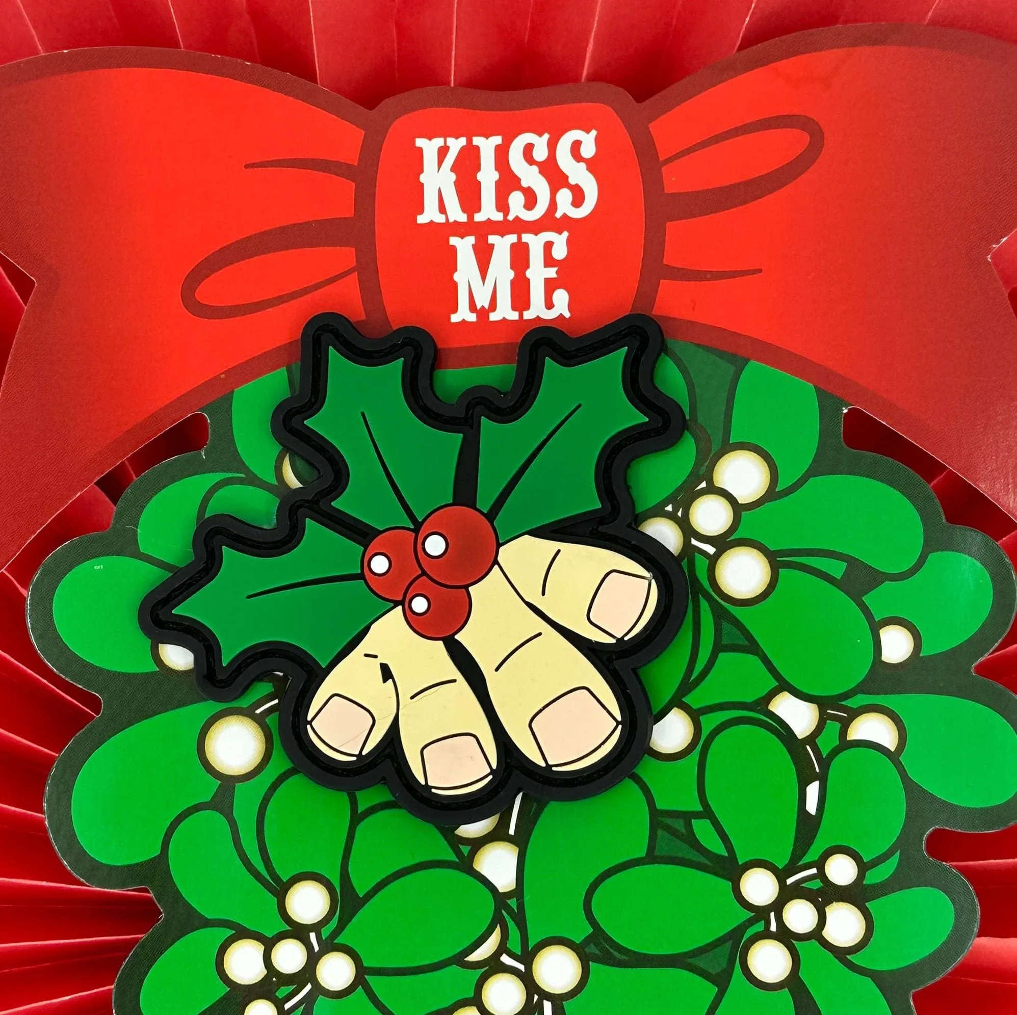 Toe-tally Festive: Mistle Toes PVC Patch - Step into the Holiday Spirit! - Image 3