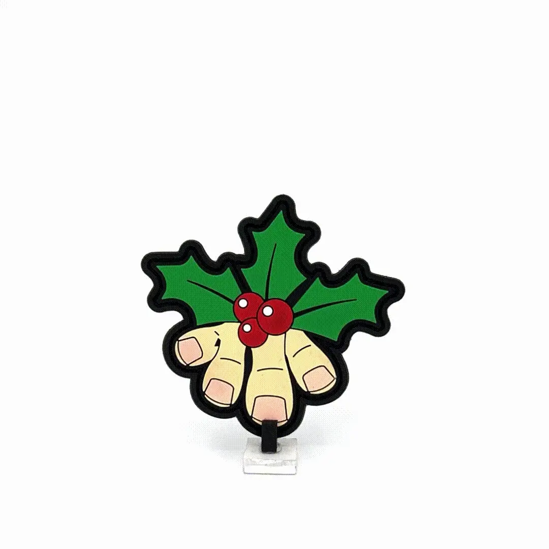 Toe-tally Festive: Mistle Toes PVC Patch - Step into the Holiday Spirit! - Image 4