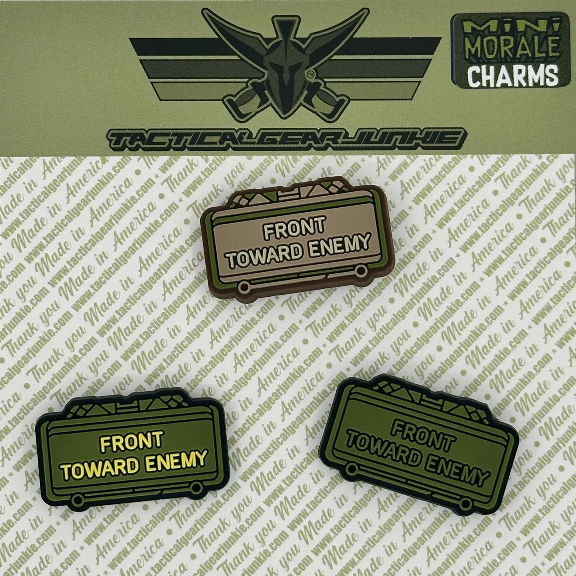 Tactical Mini Morale Charms - Claymore Mine Pack - Set of 3 - Image 2