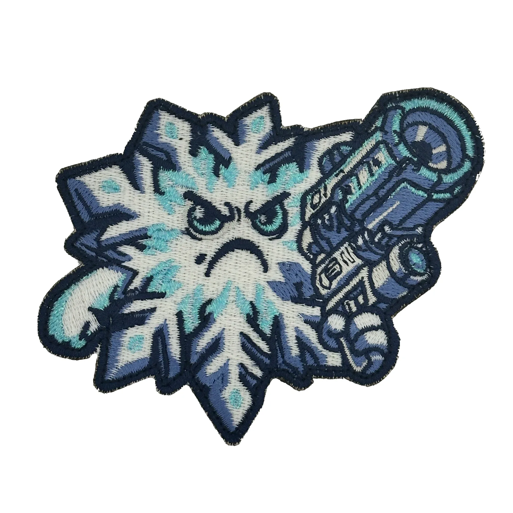 Mr. Freeze - January 2025 POTM - 4" Fully Embroidered Patch - Image 2