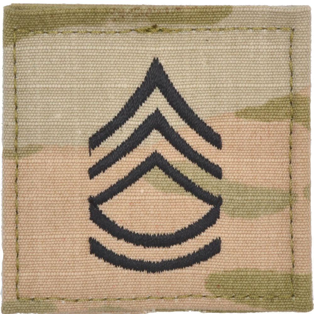 Army Rank w/ Hook Fastener Backing - 3-Color OCP - Image 19