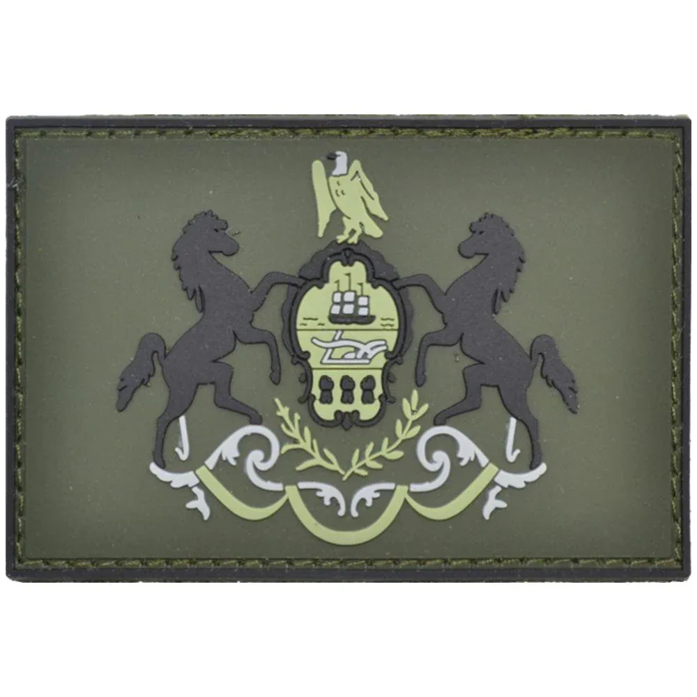 Pennsylvania Flag - 2x3 PVC Patch - Multiple Colors - Image 4