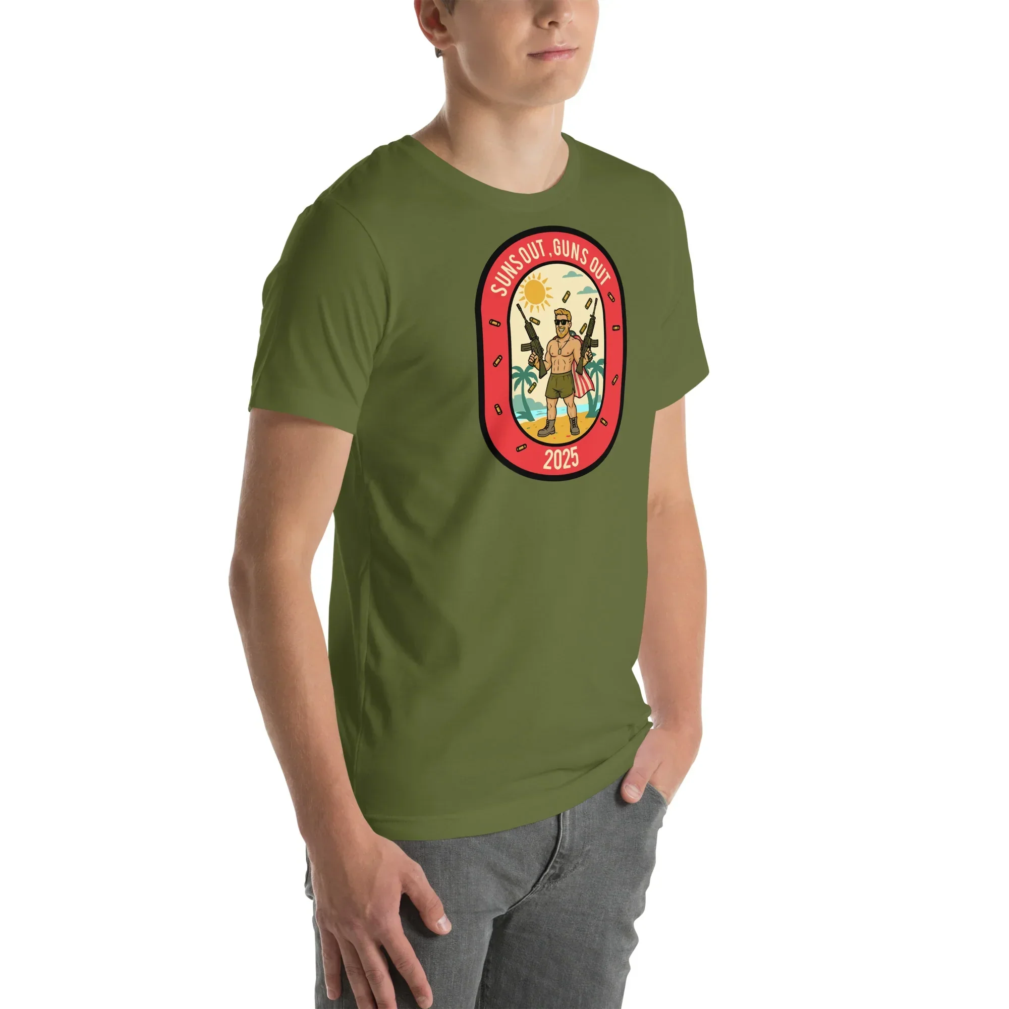 POTM August 2025 - Suns Out Guns Out - 2025 - Unisex t-shirt - Image 13