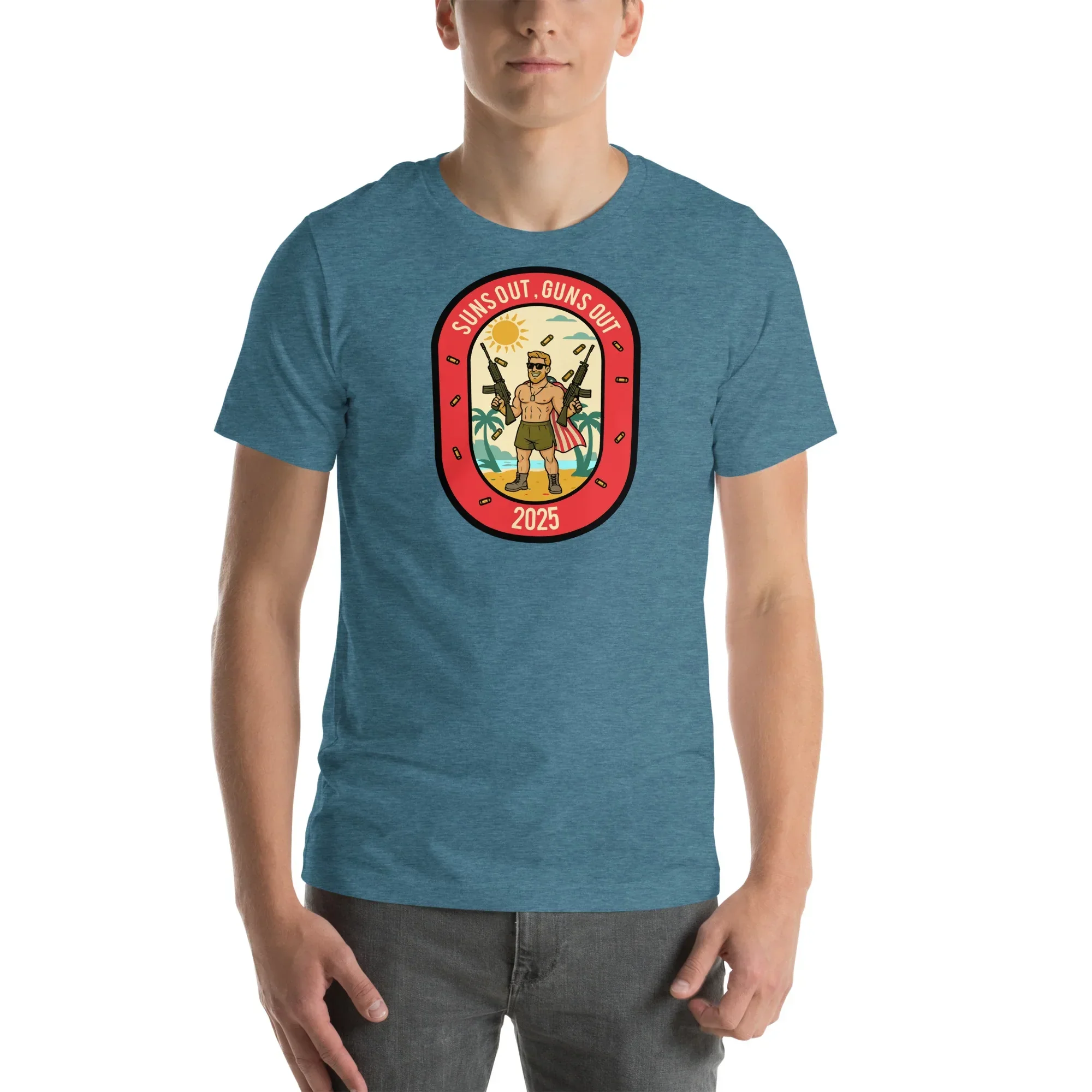 POTM August 2025 - Suns Out Guns Out - 2025 - Unisex t-shirt - Image 15