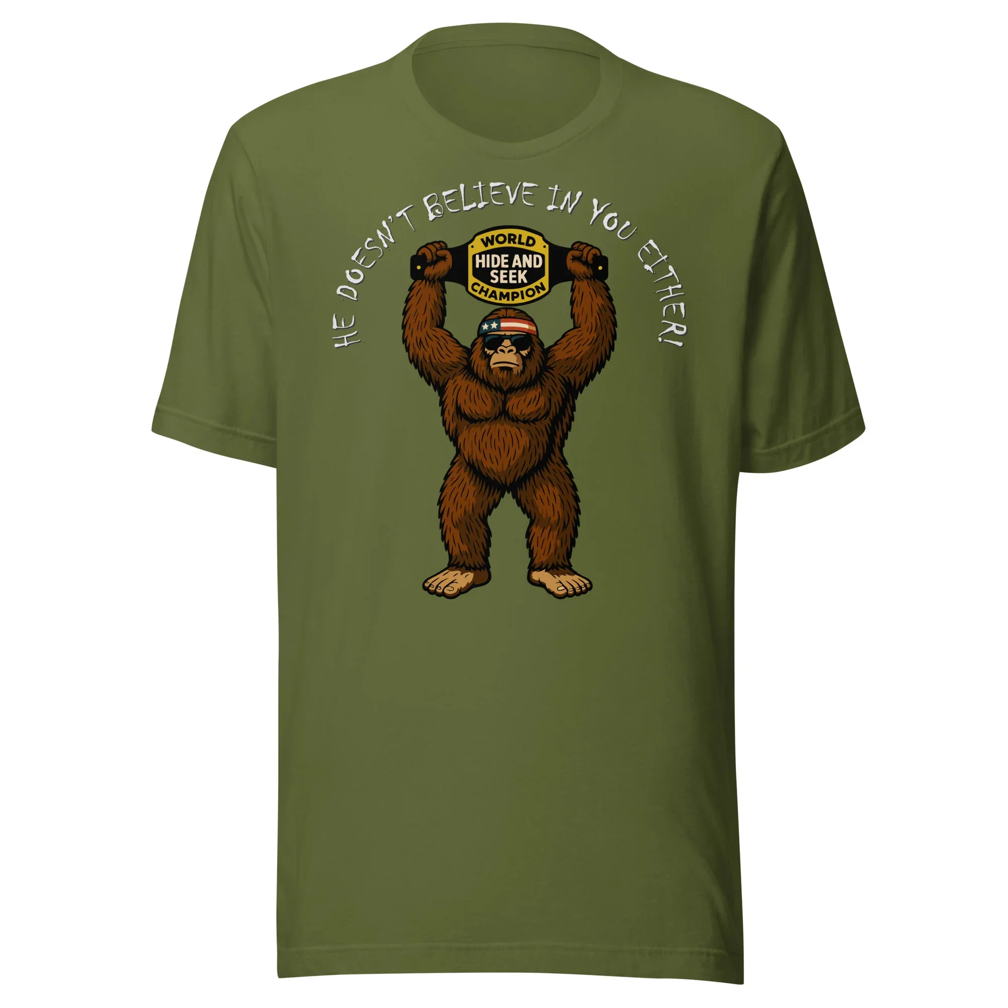 POTM September 2025 - Bigfoot Doesn't Believe In You Either - Unisex t-shirt - Image 8