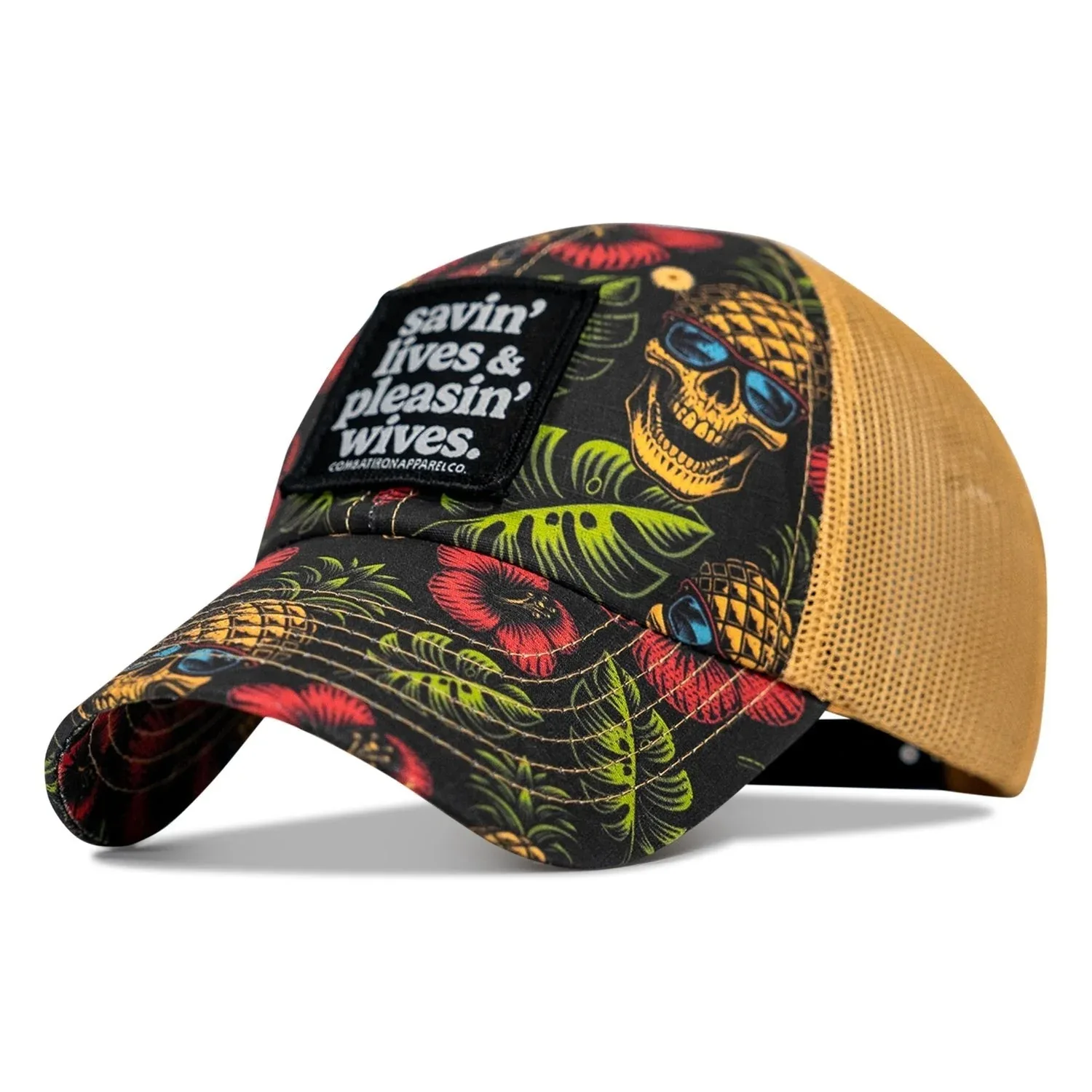 Ripstop Savin' Lives & Pleasin' Wives Low Pro Snapback - Combat Iron Apparel Co. - Image 4