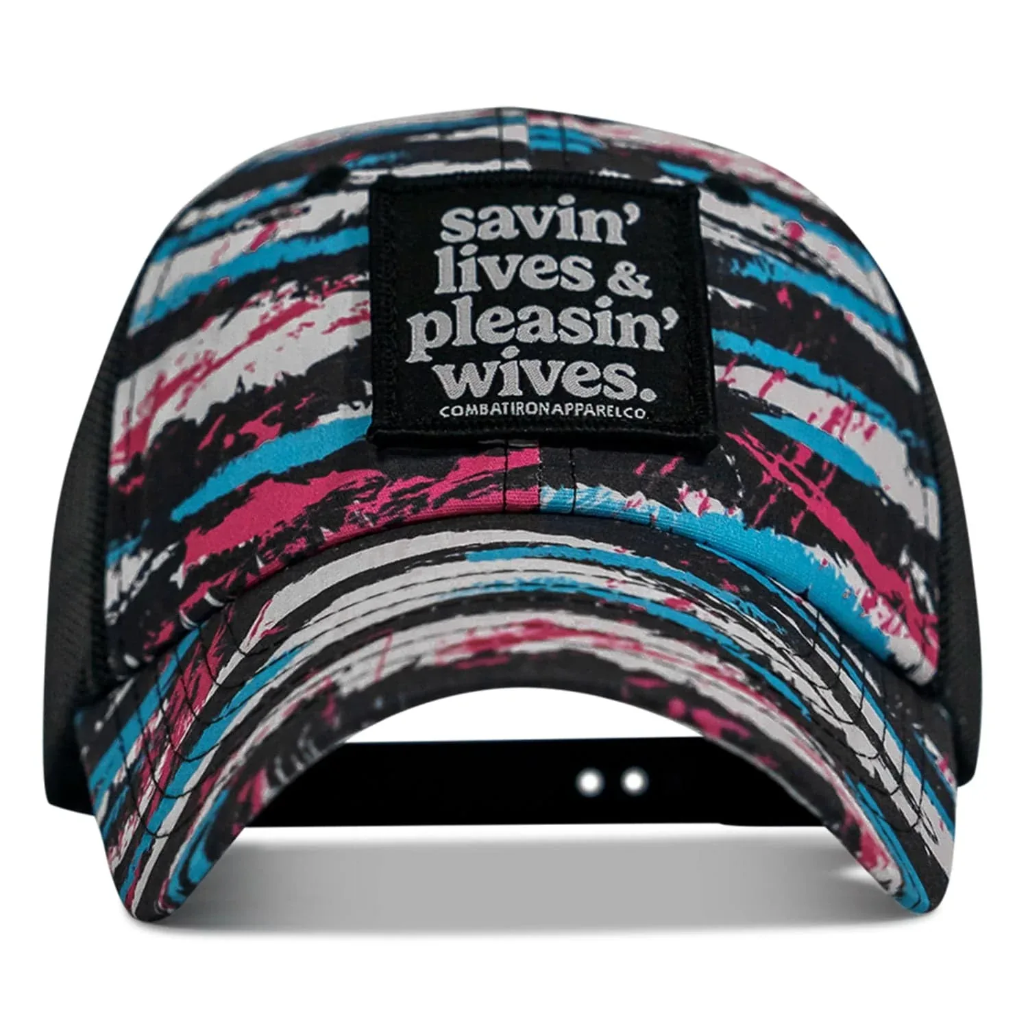 Ripstop Savin' Lives & Pleasin' Wives Low Pro Snapback - Combat Iron Apparel Co. - Image 7