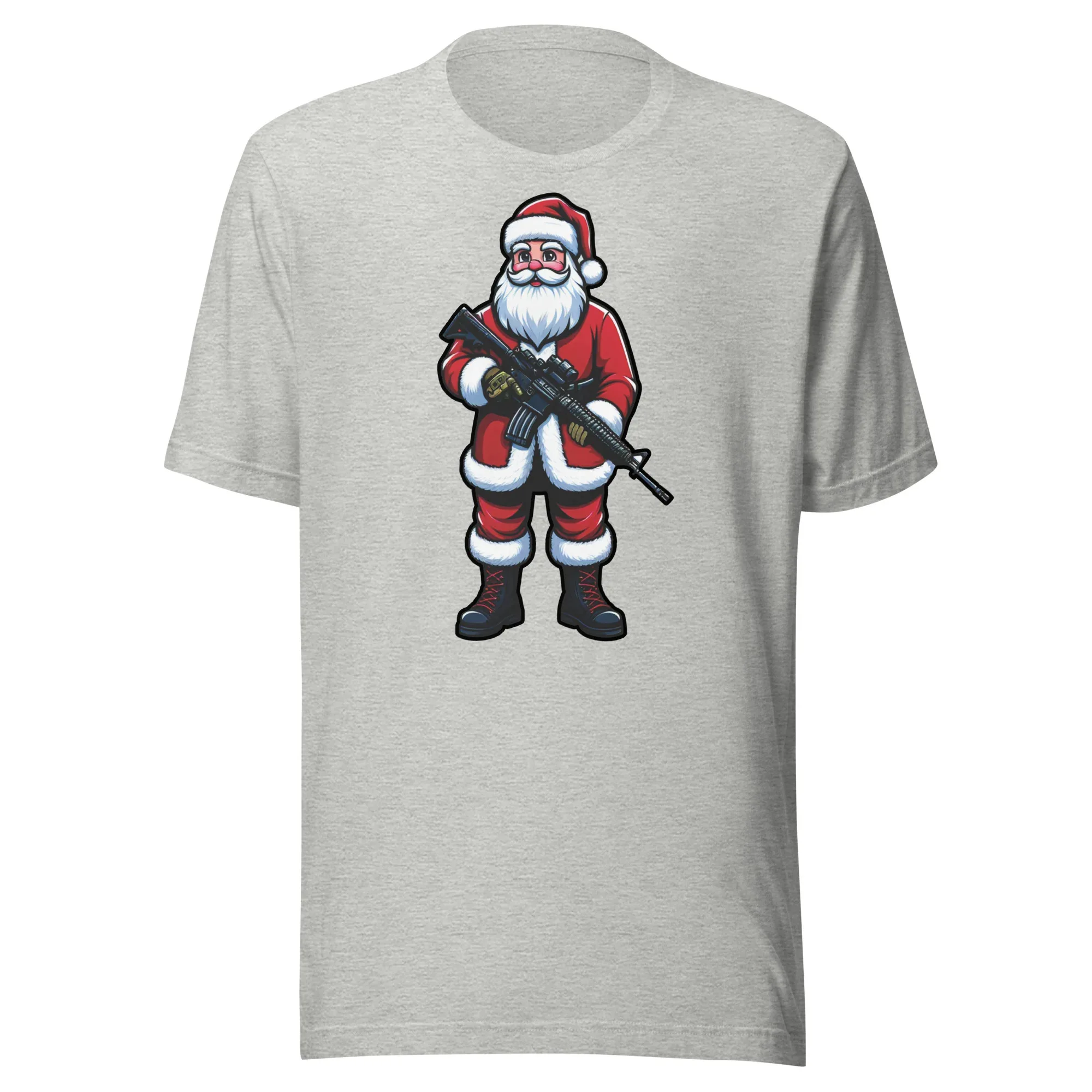 Rudolph’s Favorite Fat Guy: Tactical Santa - Unisex t-shirt - Image 9