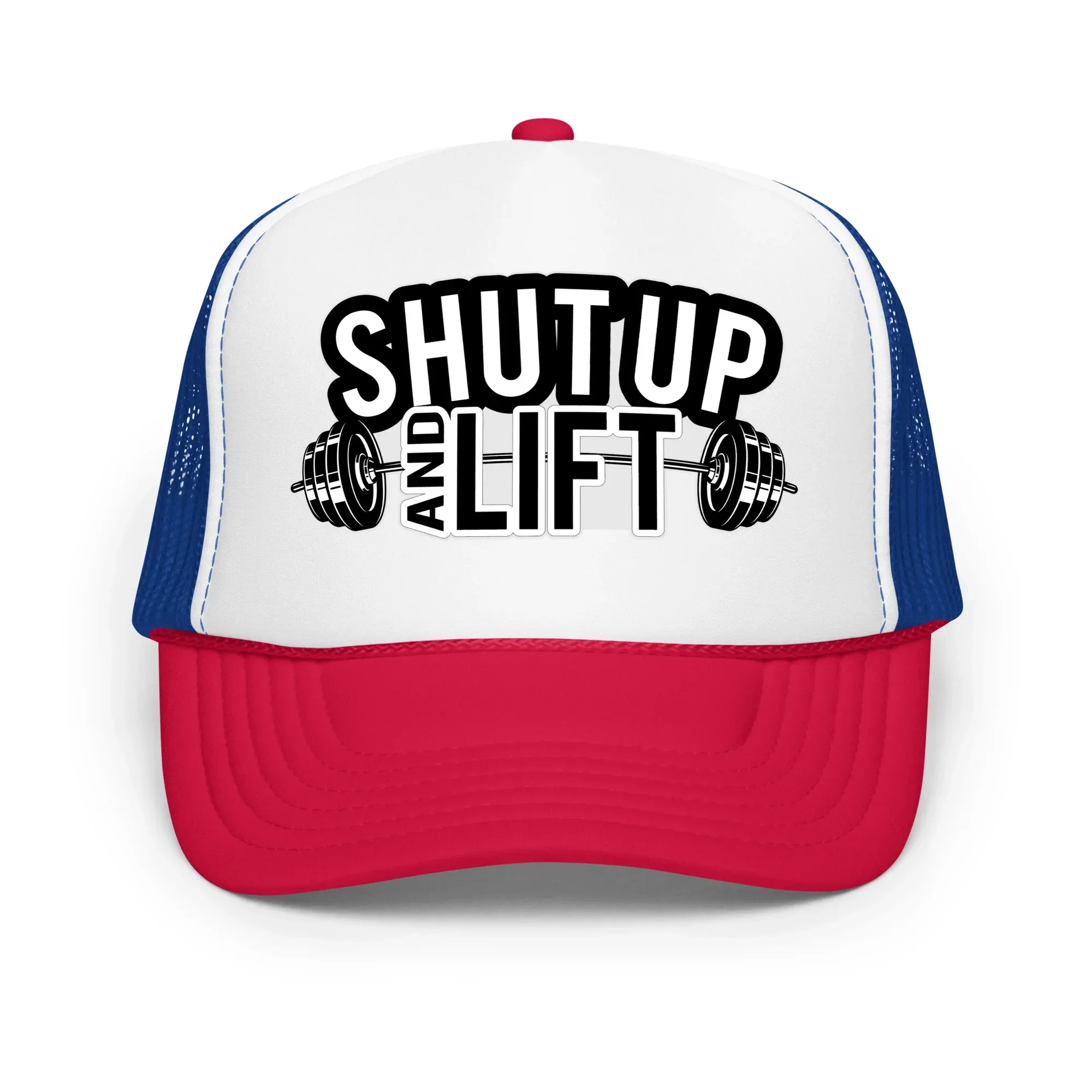 Shut Up And Lift - Adjustable foam trucker hat - Image 5