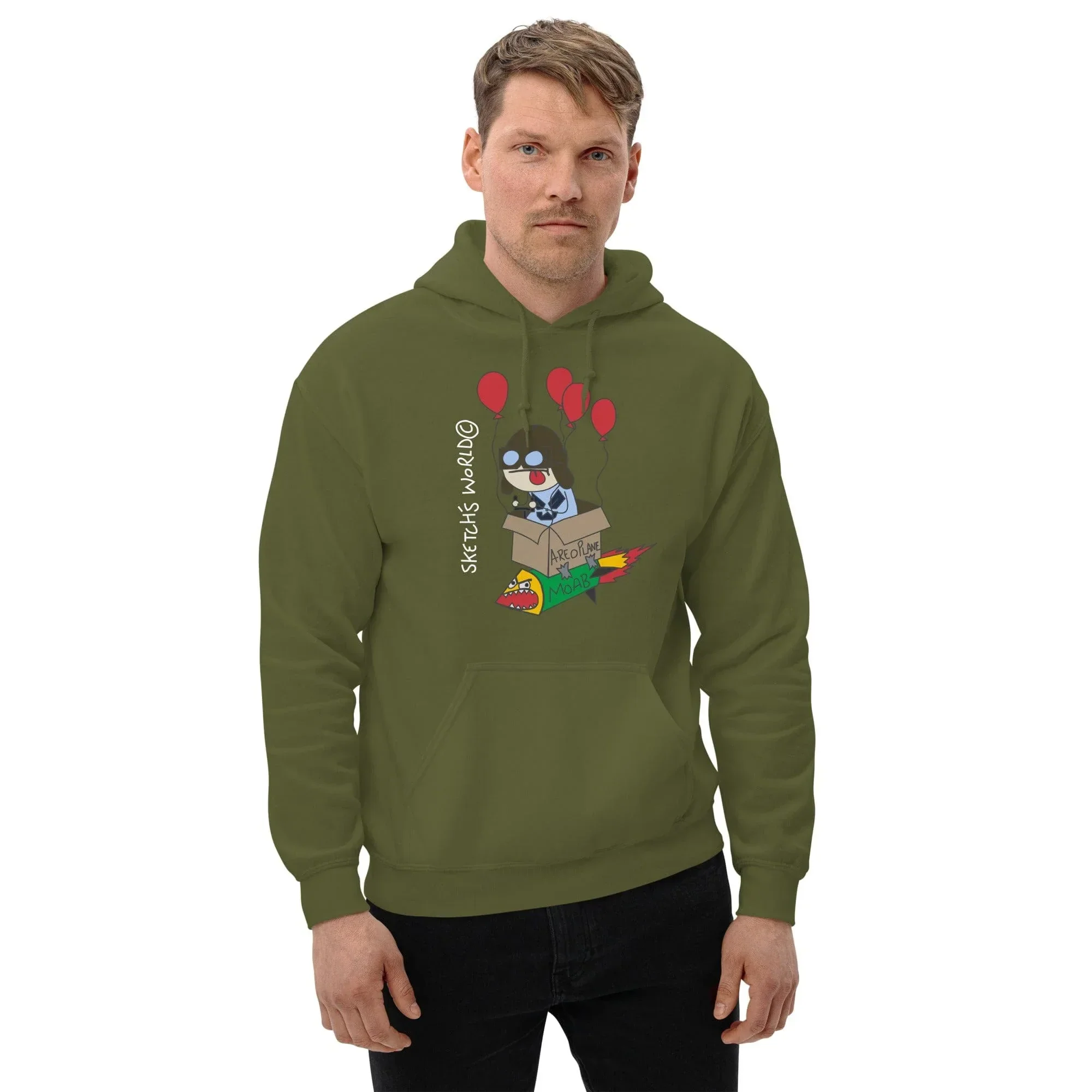 Sketch's World © Officially Licensed - Air Force MOAB Unisex Hoodie - Image 4