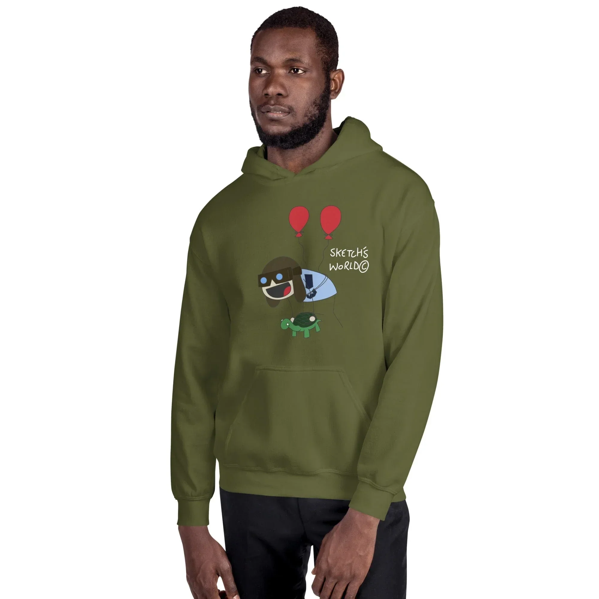Sketch's World © Officially Licensed - Air Force Transport Unisex Hoodie - Image 8