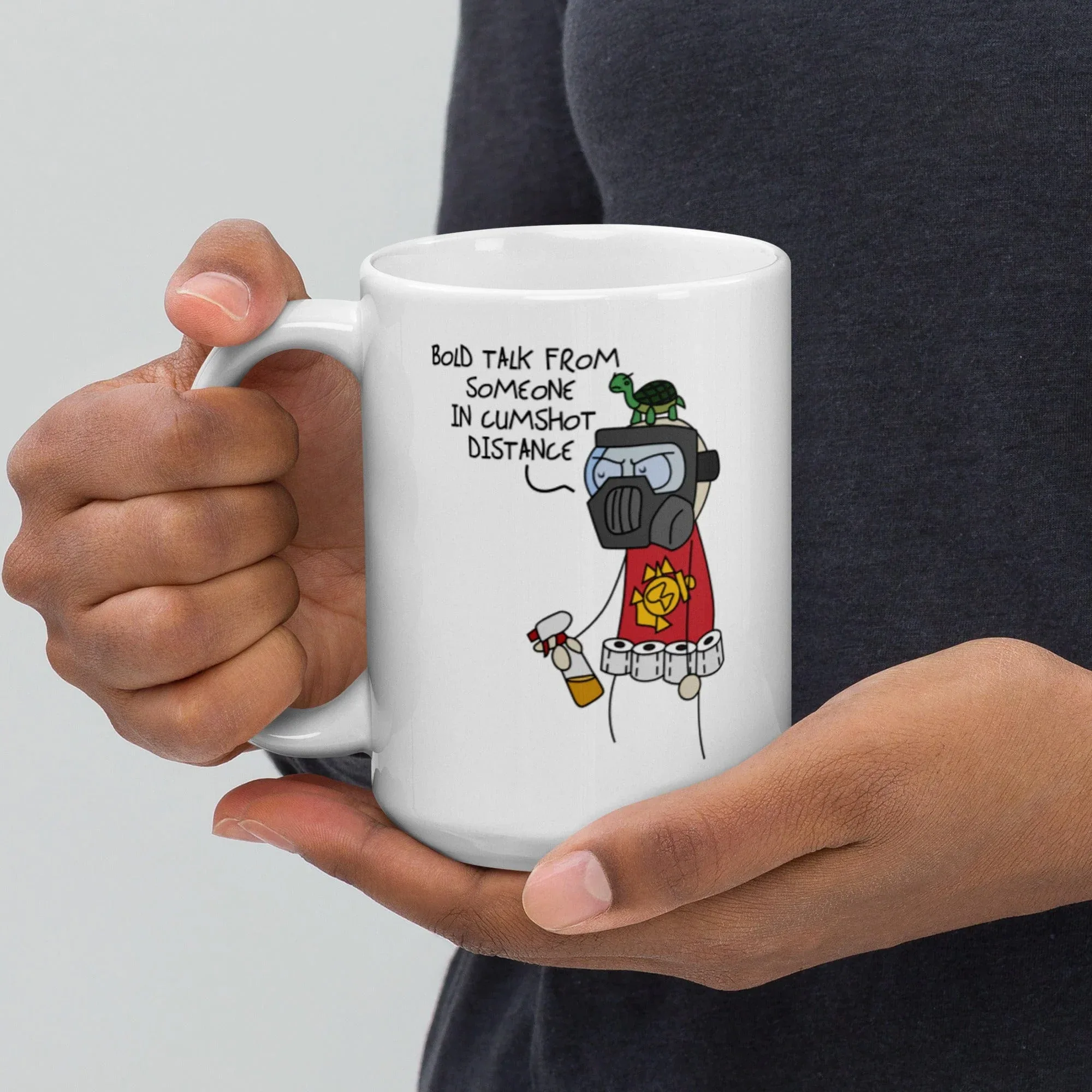 Sketch's World © Officially Licensed - Cumshot Distance Marine Ceramic Mug - Image 4
