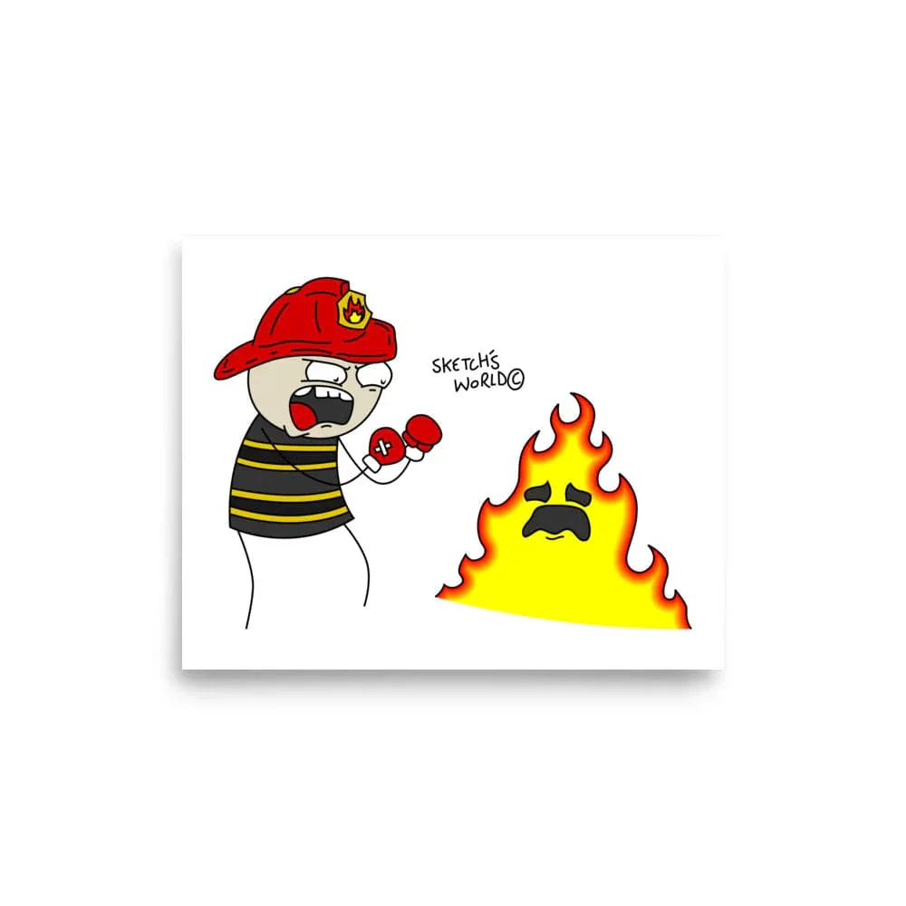 Sketch's World © Officially Licensed - Firefighter Poster - Image 4
