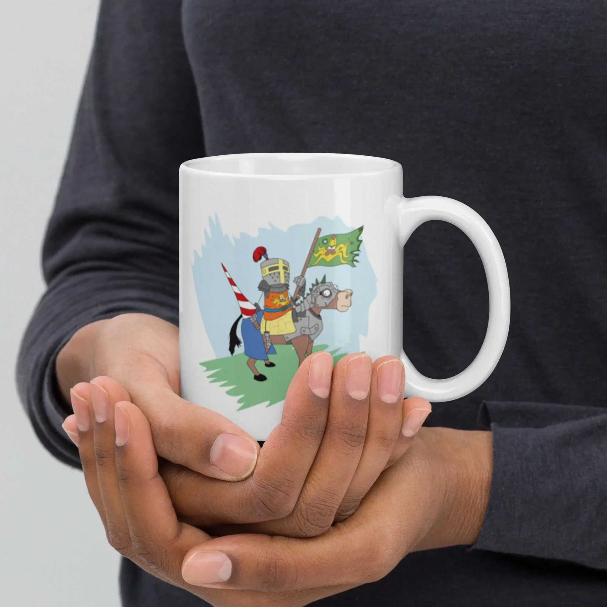 Sketch's World © Officially Licensed - Knight on Horse Ceramic Mug