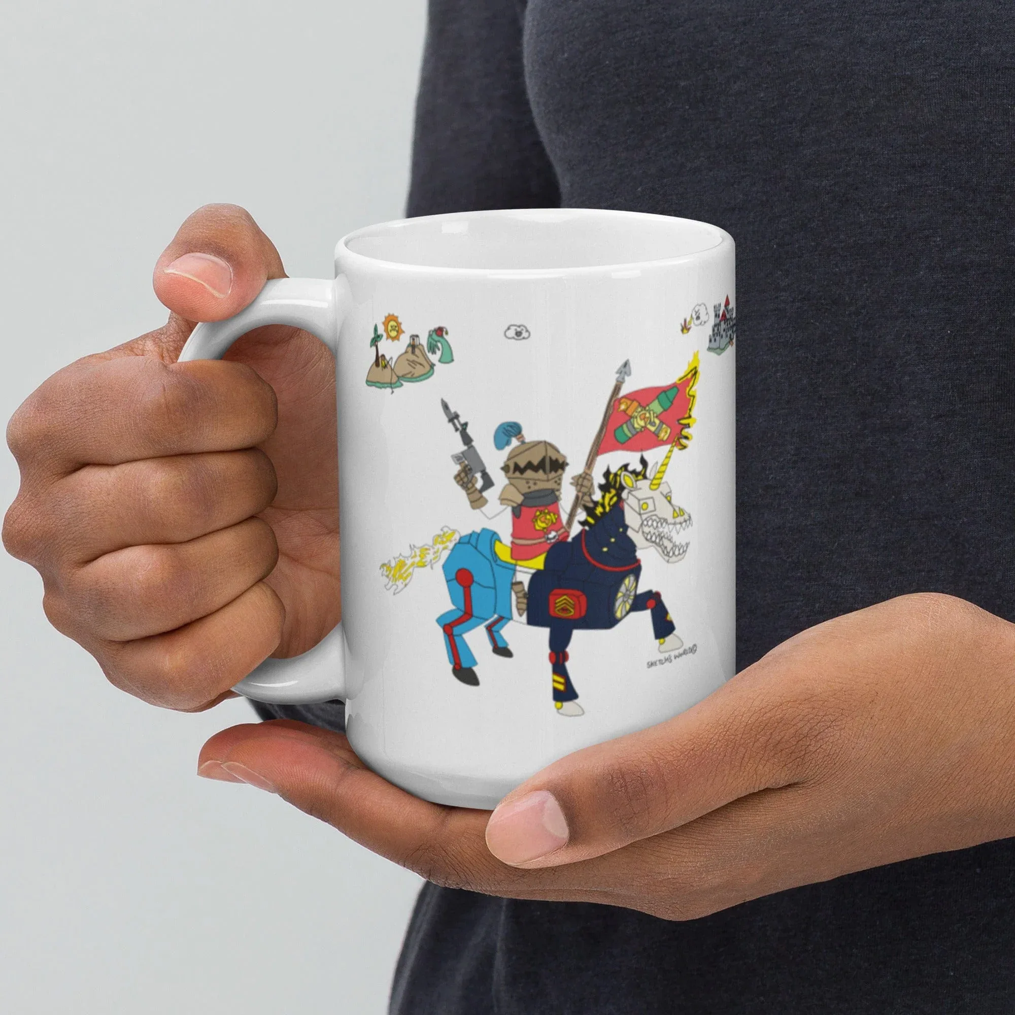 Sketch's World © Officially Licensed - Mechapony Ceramic Mug - Image 4
